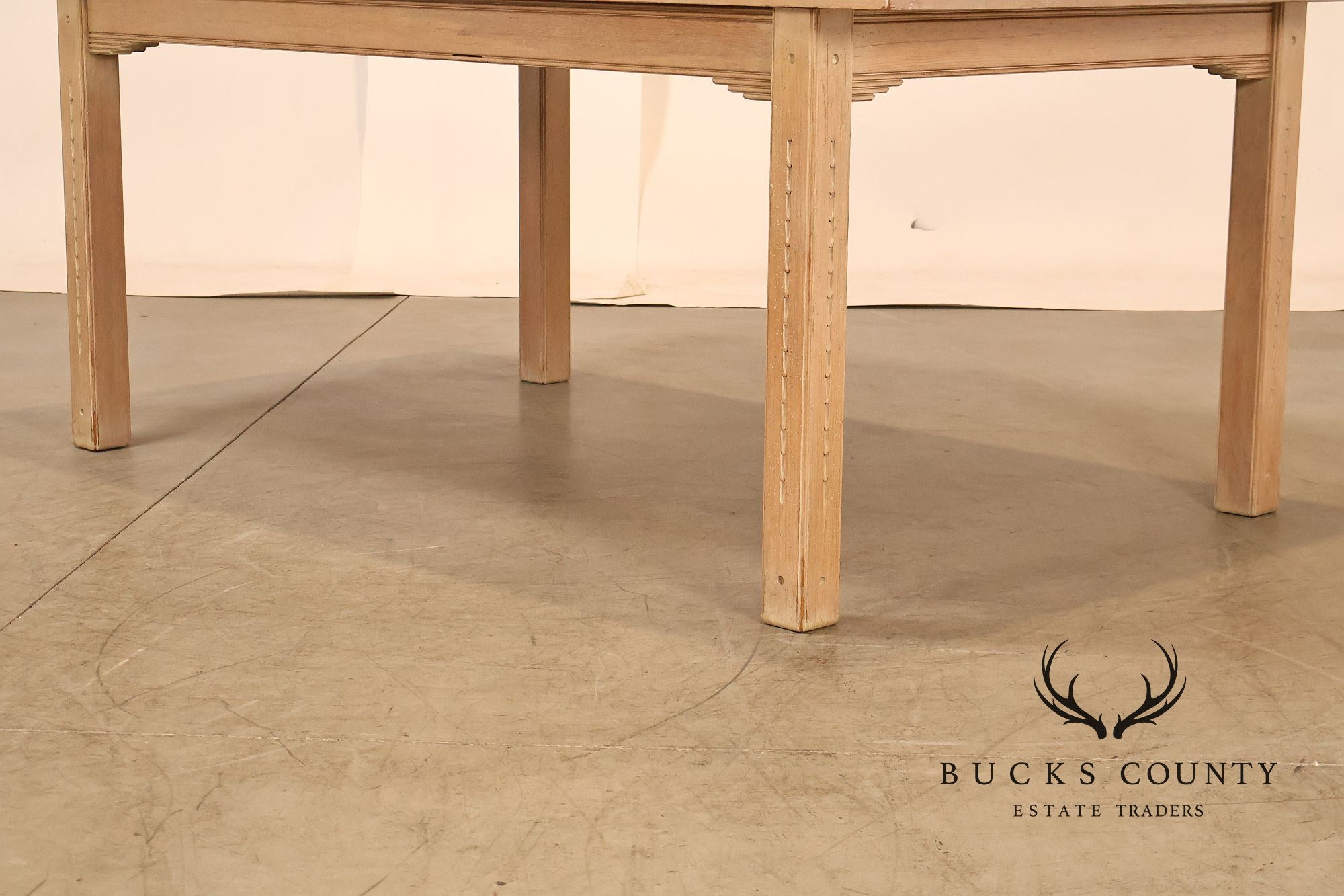 Southwest Style Cerused Pine Dining Table