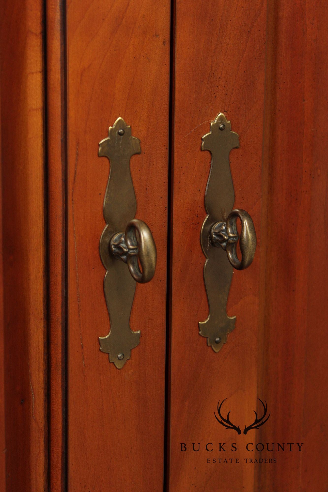 Harden  Chippendale Style Cherry Corner Bookcase