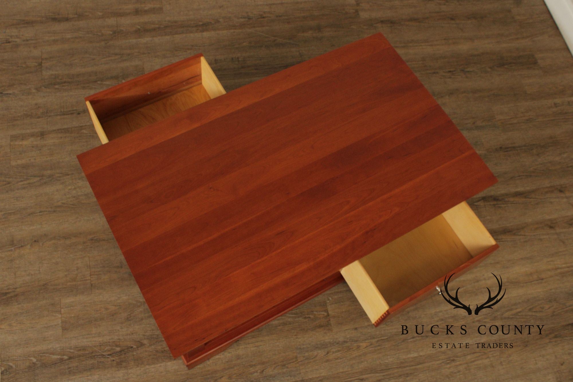 Nichols and Stone Cherry Storage Coffee Table