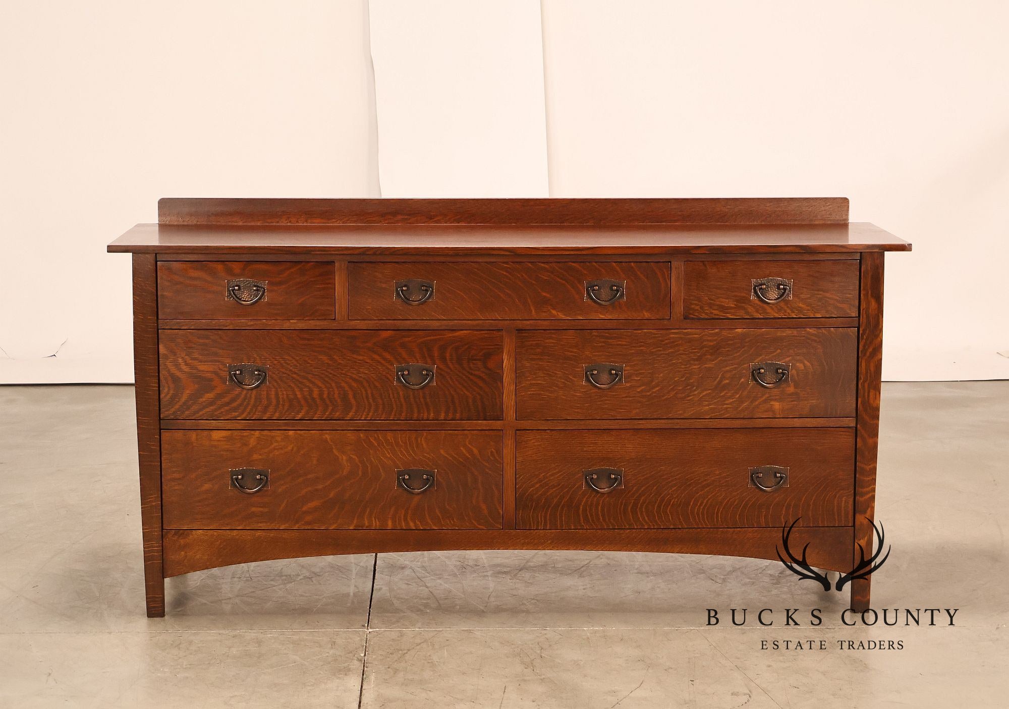 Stickley Mission Collection Oak Double Dresser