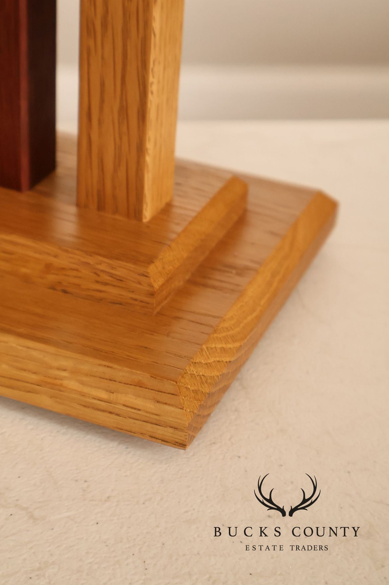 VNC Designs Mission Style Oak Table Lamp