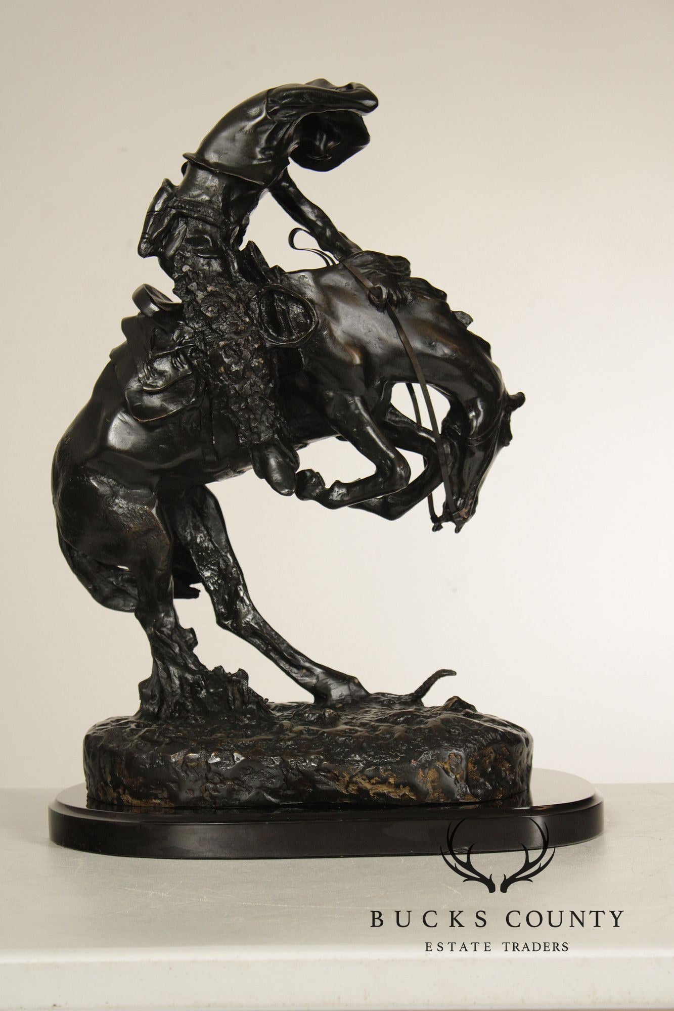 Frederic Remington Bronze Statue, 'Rattlesnake'