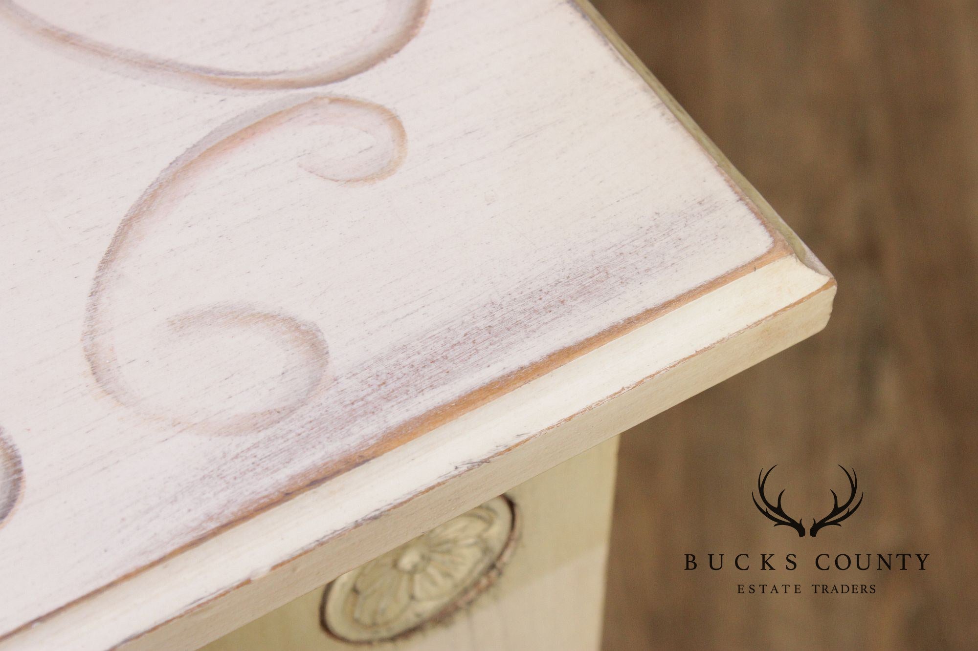 Ethan Allen 'Legacy' Paint Decorated Chest of Drawers