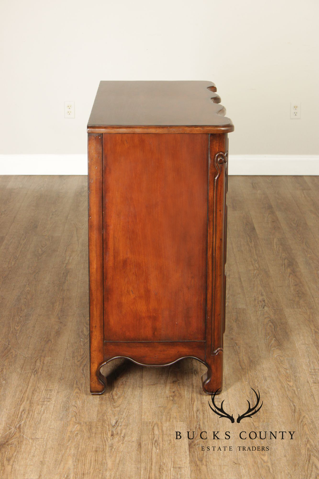 Hooker Furniture Paint Decorated Serpentine Chest