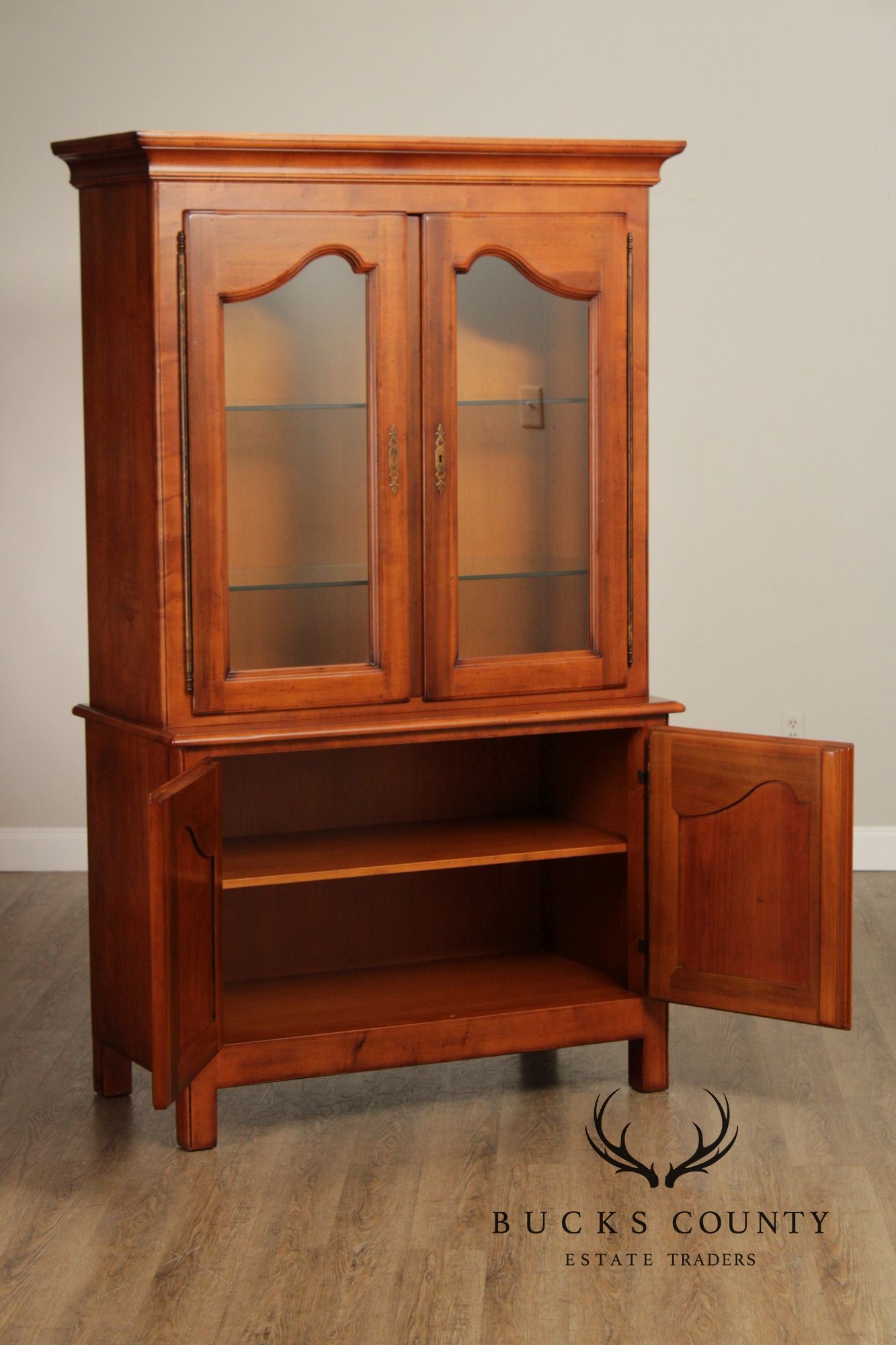 Guido Michele Italian Provincial China Display Cabinet