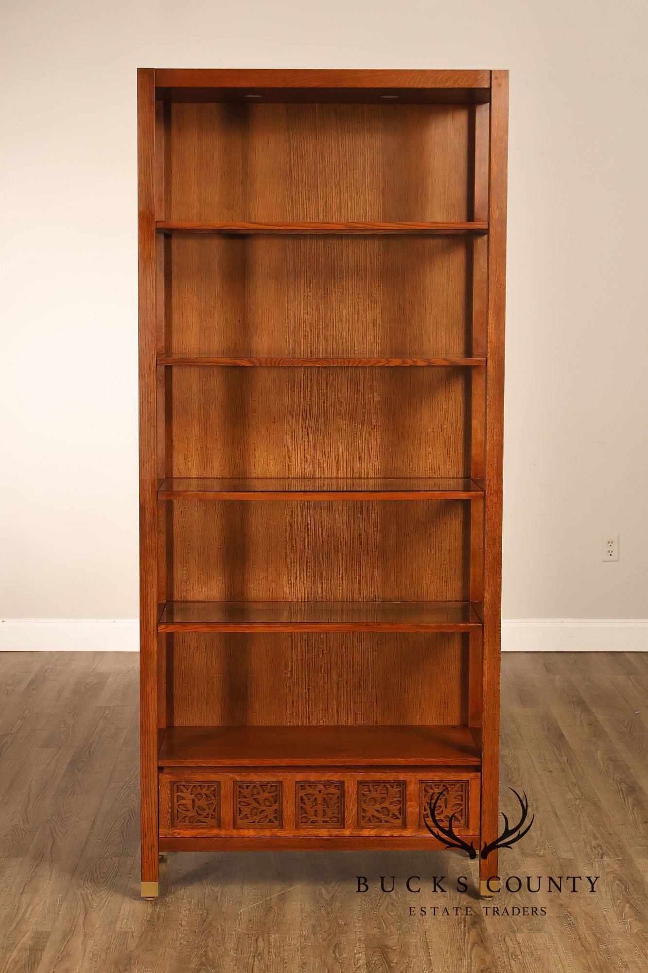 Stickley Surrey Hills Pair of Oak Bookcases
