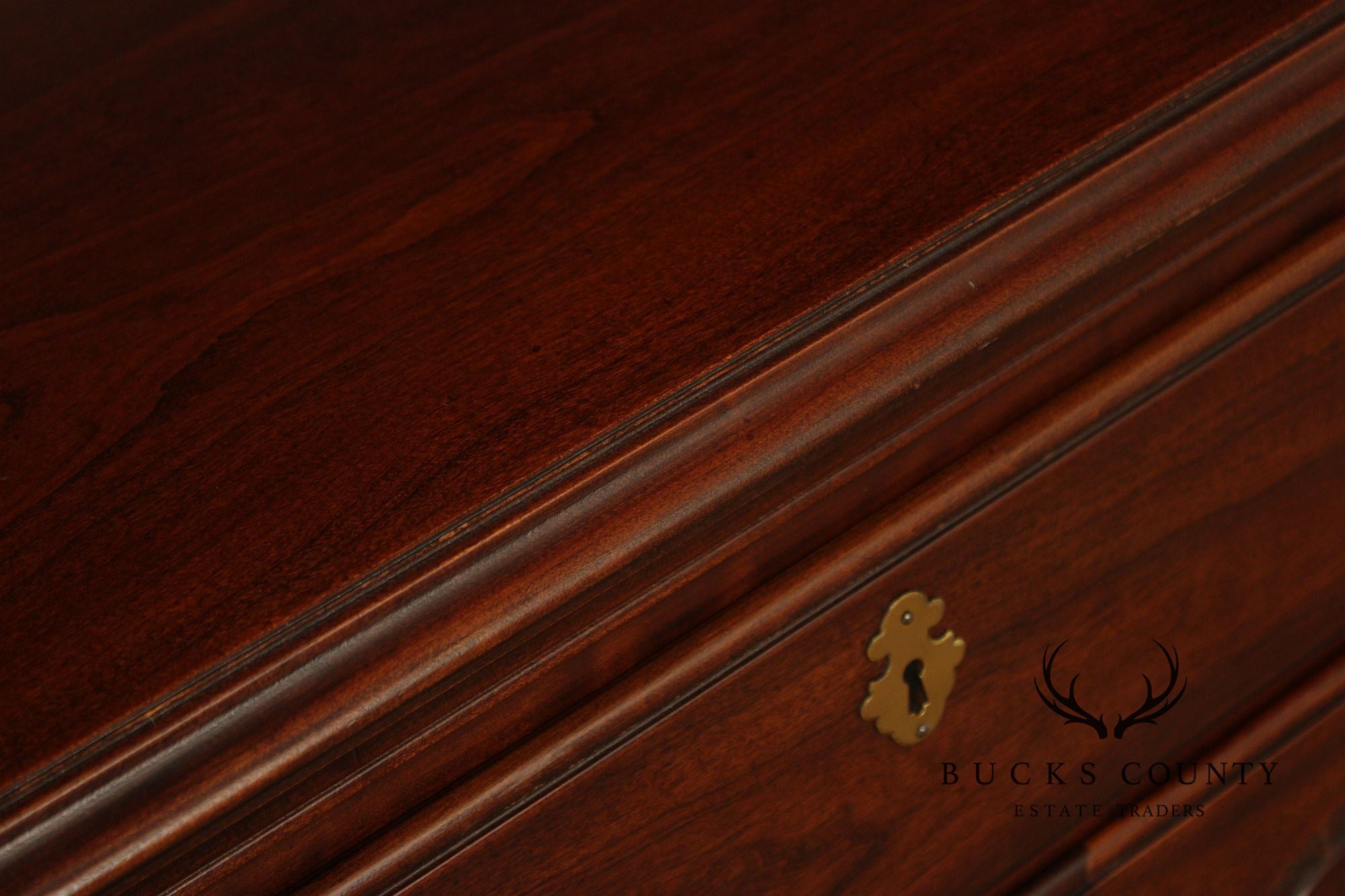 Drexel Chippendale Style Cherry Door Dresser