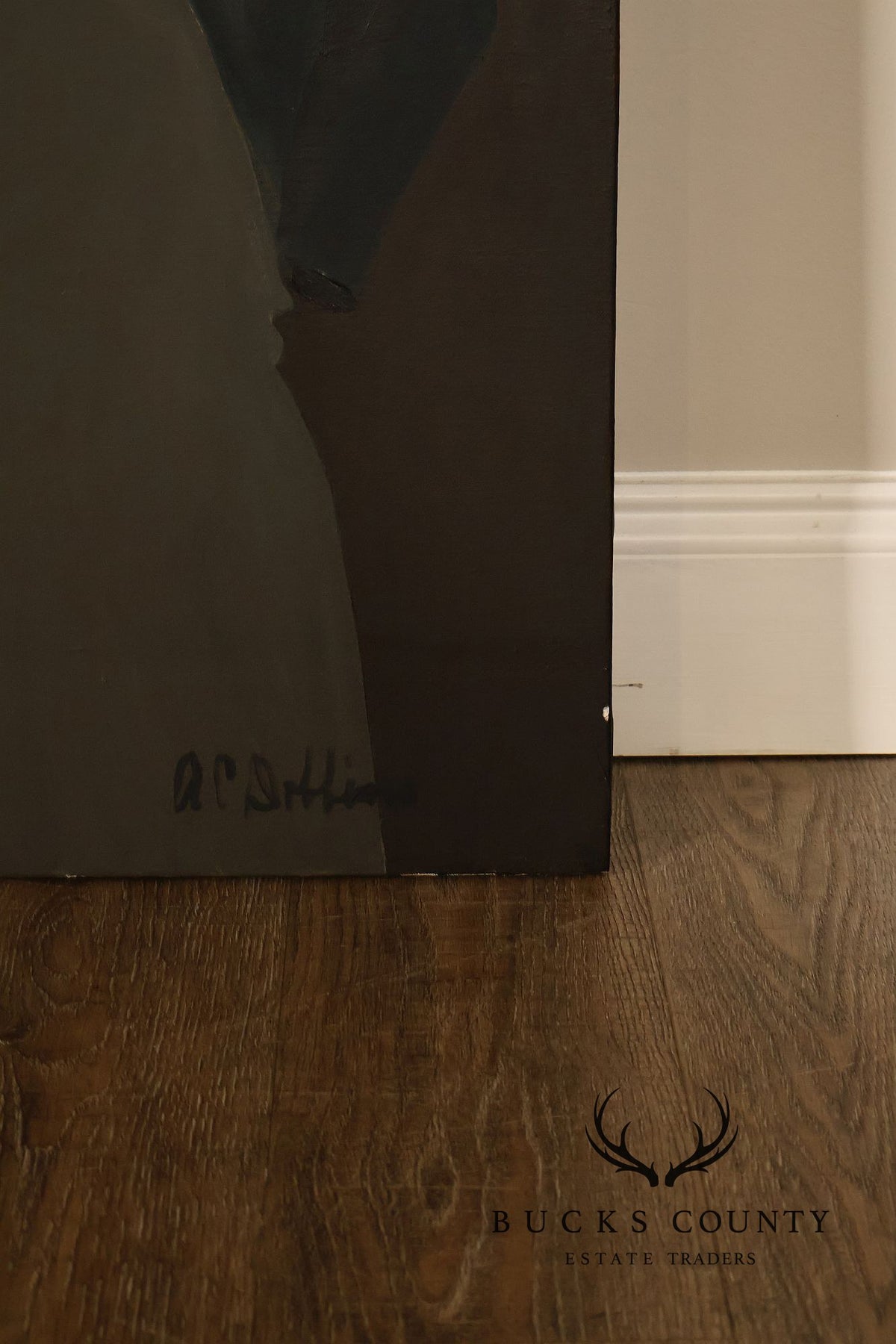 Anne Cooper Dobbins Oil Painting, Modern Couple's Portrait