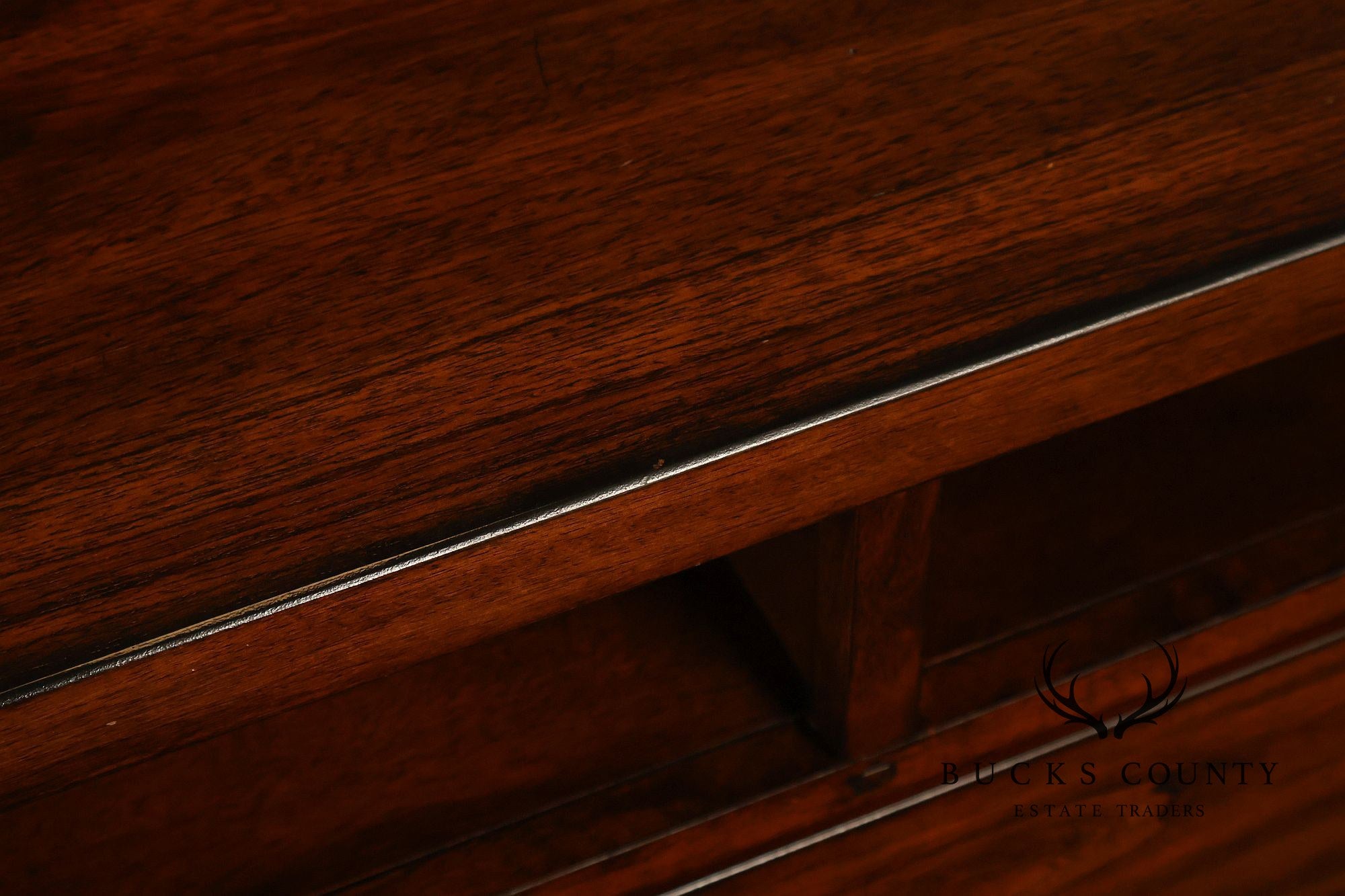 Mission Style Media Chest With Open Storage