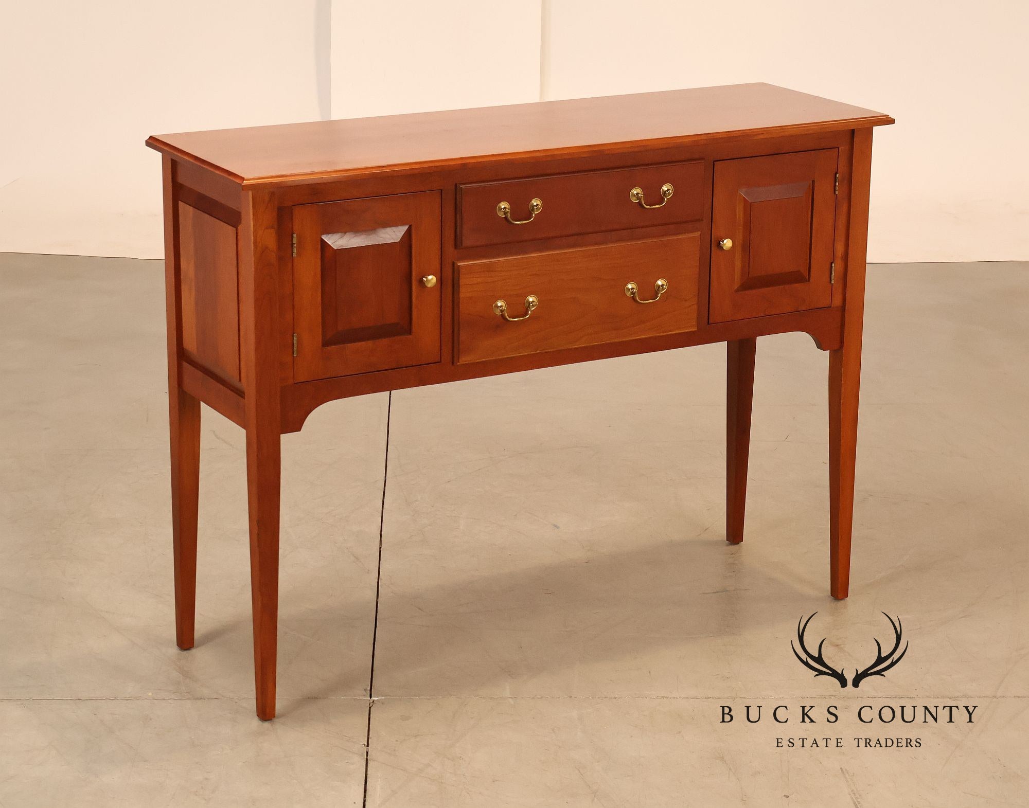 Tom Seely Hepplewhite Style Cherry Sideboard