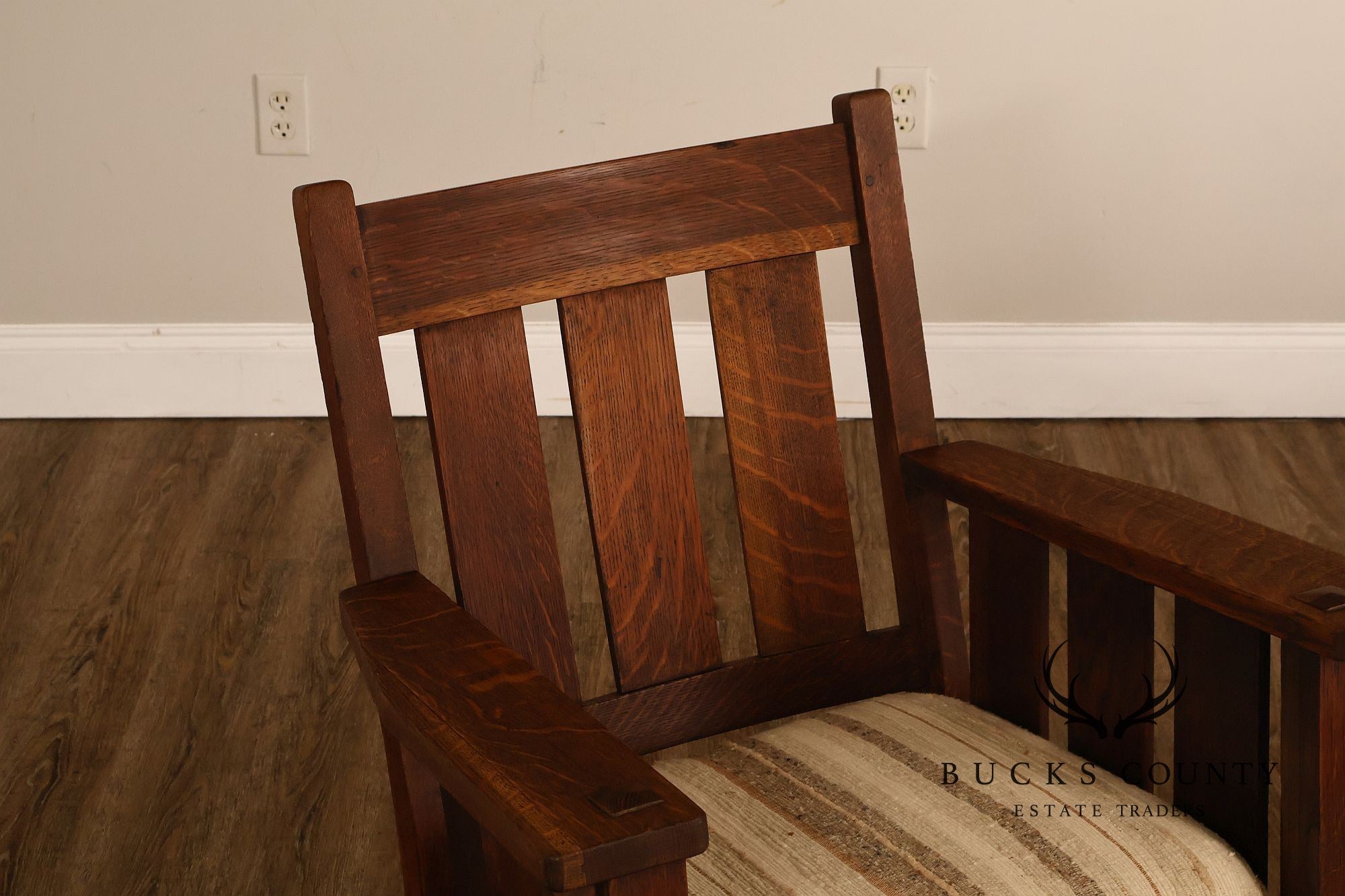 Antique Lifetime Furniture Mission Oak Rocking Chair
