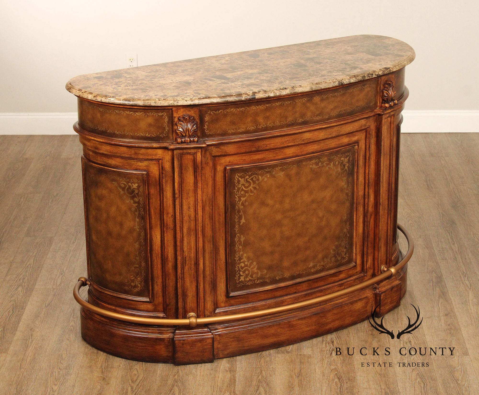 Continents by Broyhill Renaissance Style Marble Top Bar