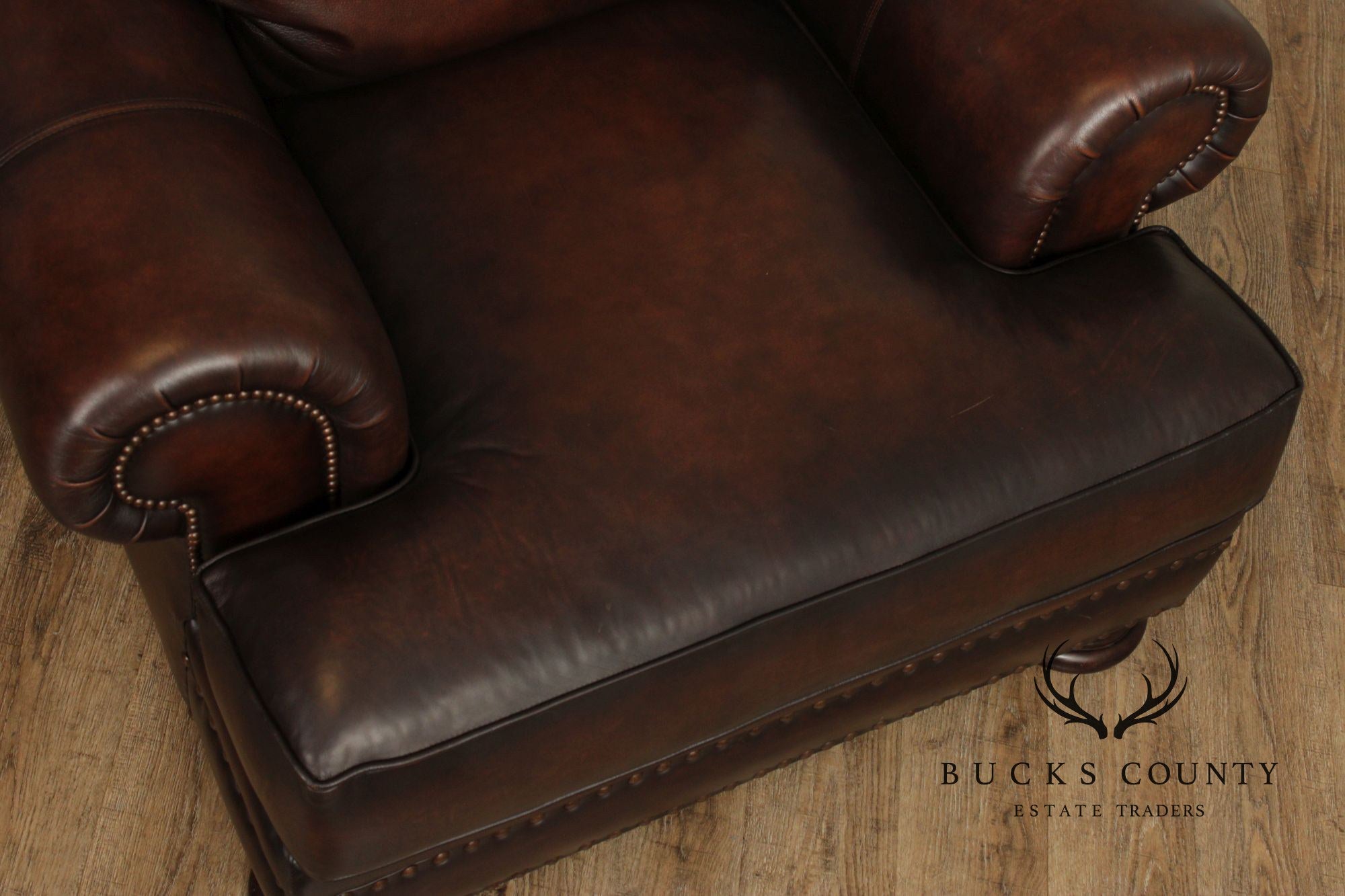 Bernhardt Traditional Leather Club Chair