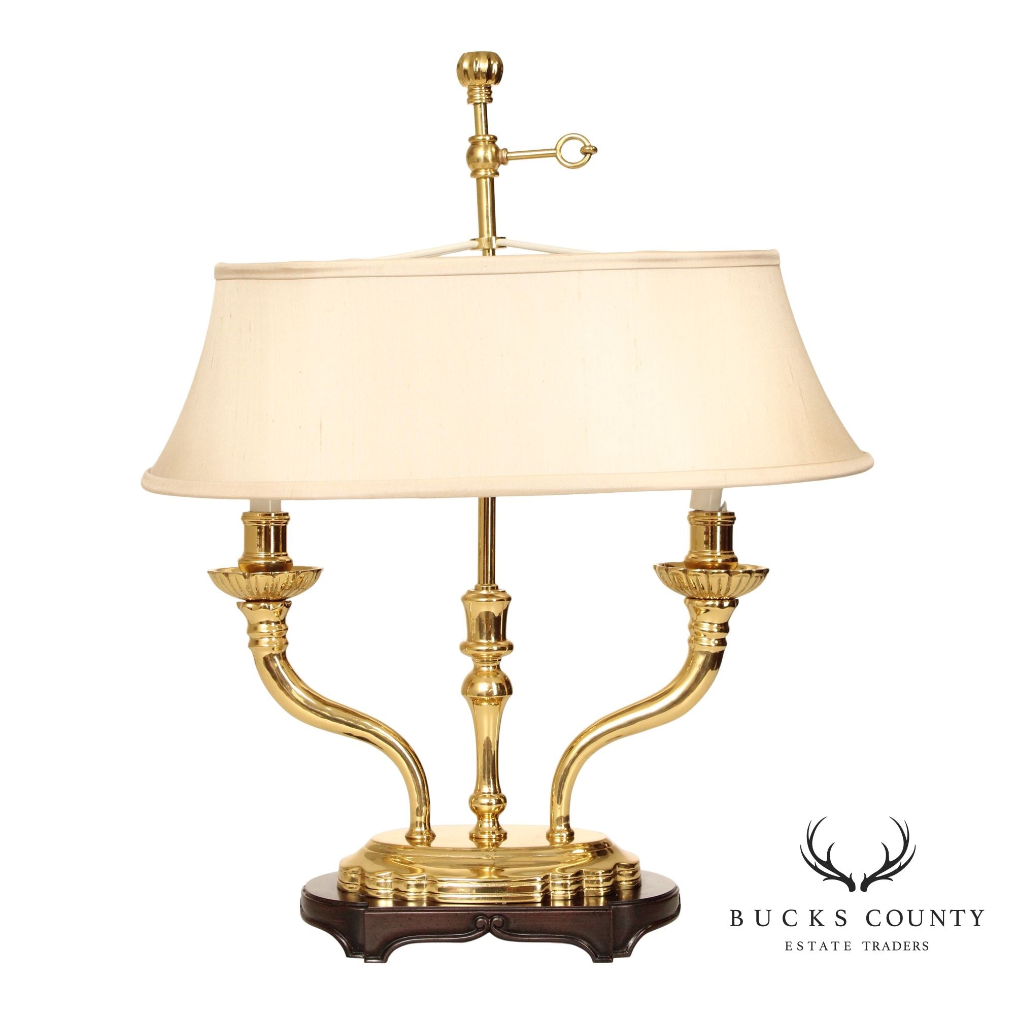 Kaiser Kuhn Brass Bouillotte Table Lamp