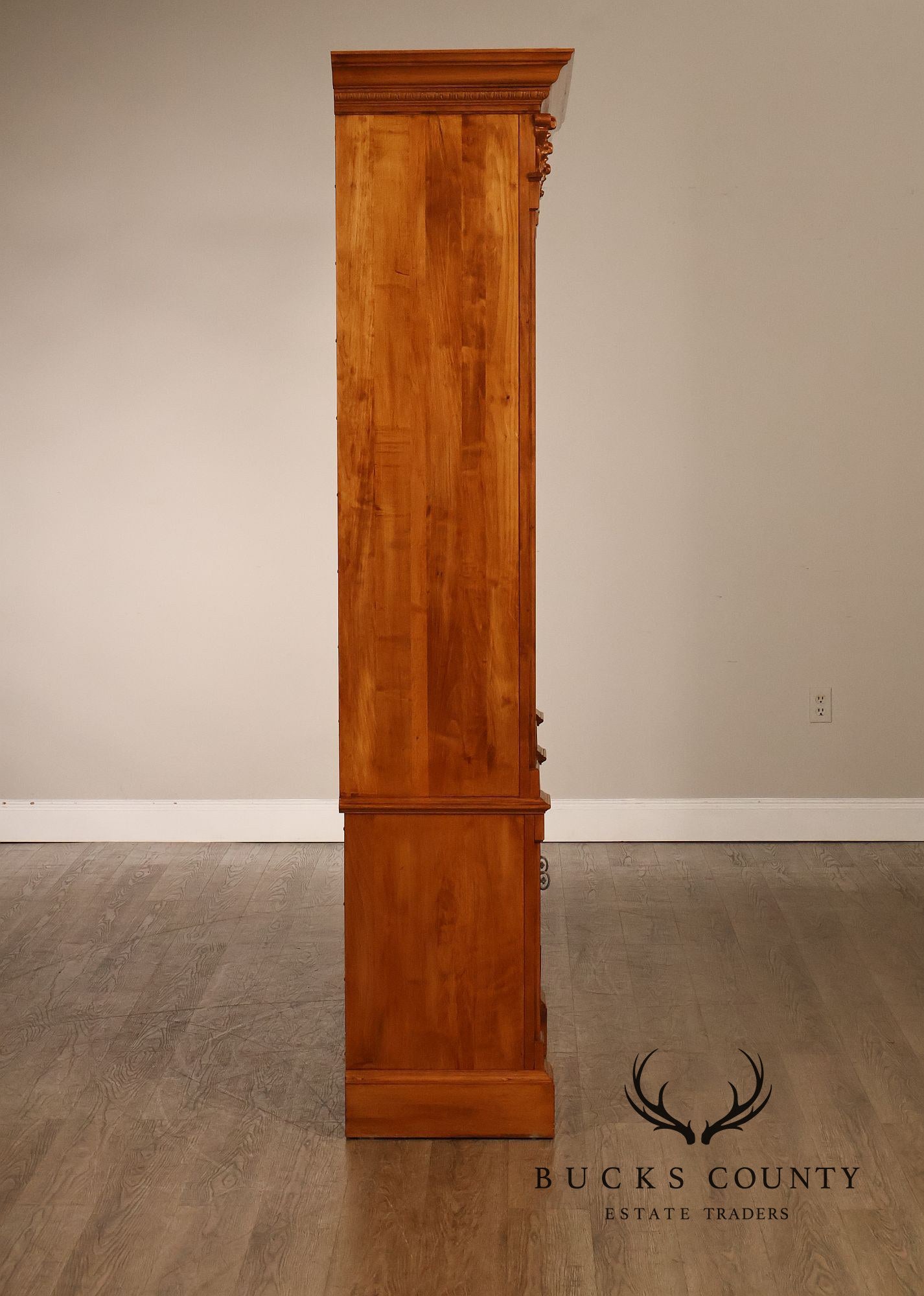 ETHAN ALLEN 'LEGACY' DOUBLE ARCHED BOOKCASE