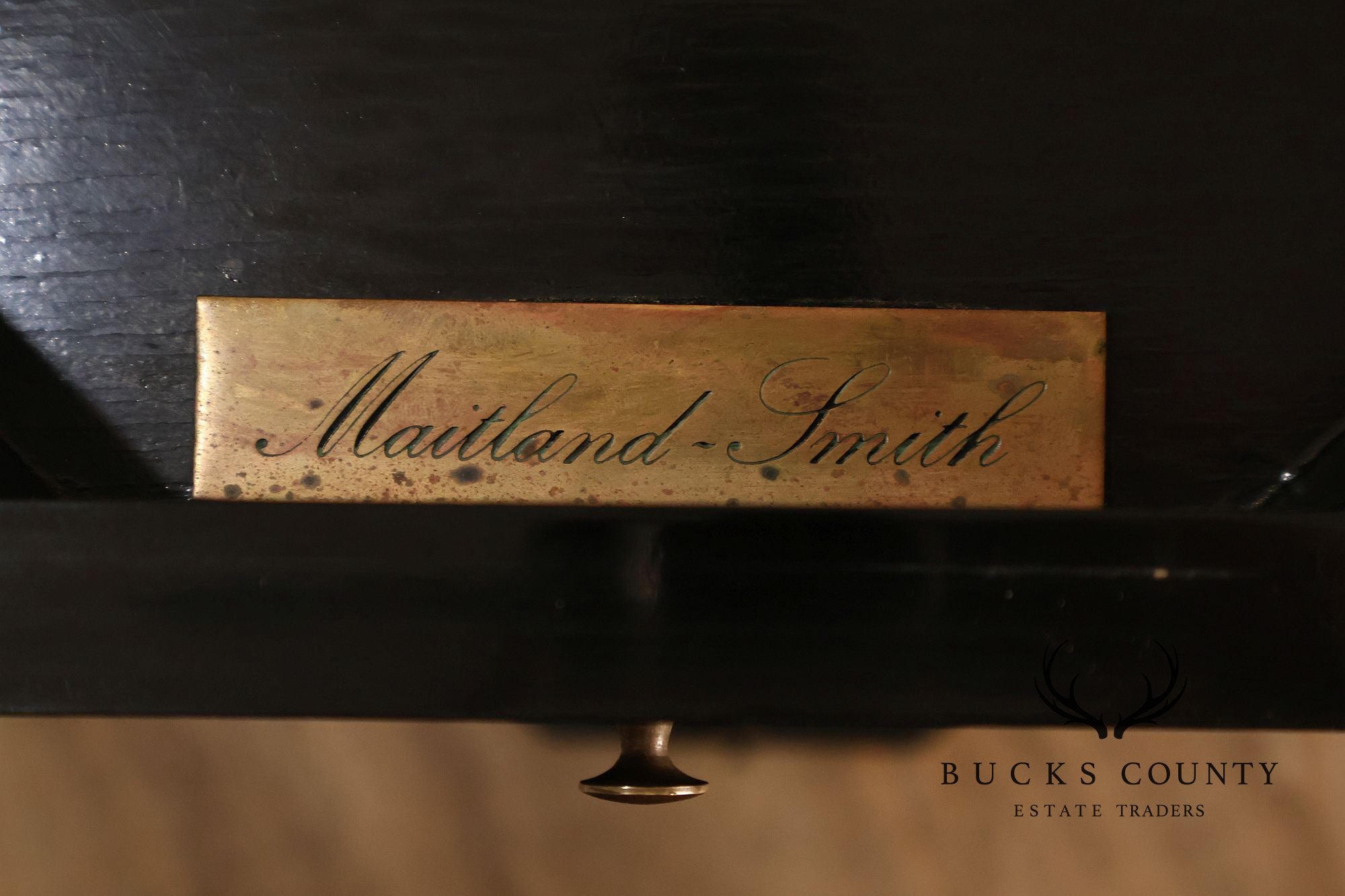 Maitland Smith Black Lacquered Octagonal Jewelry or Lingerie Chest Chest