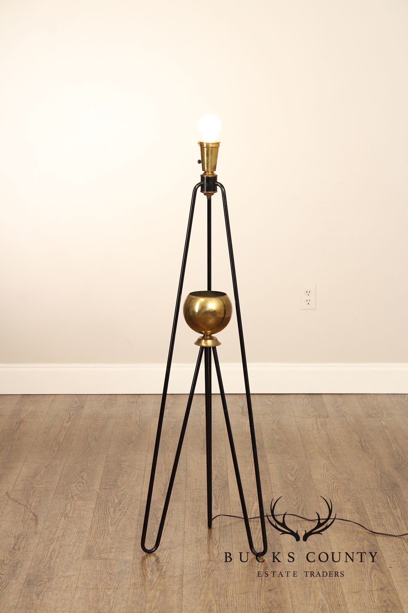 Mid Century Modern Hairpin Floor Lamp