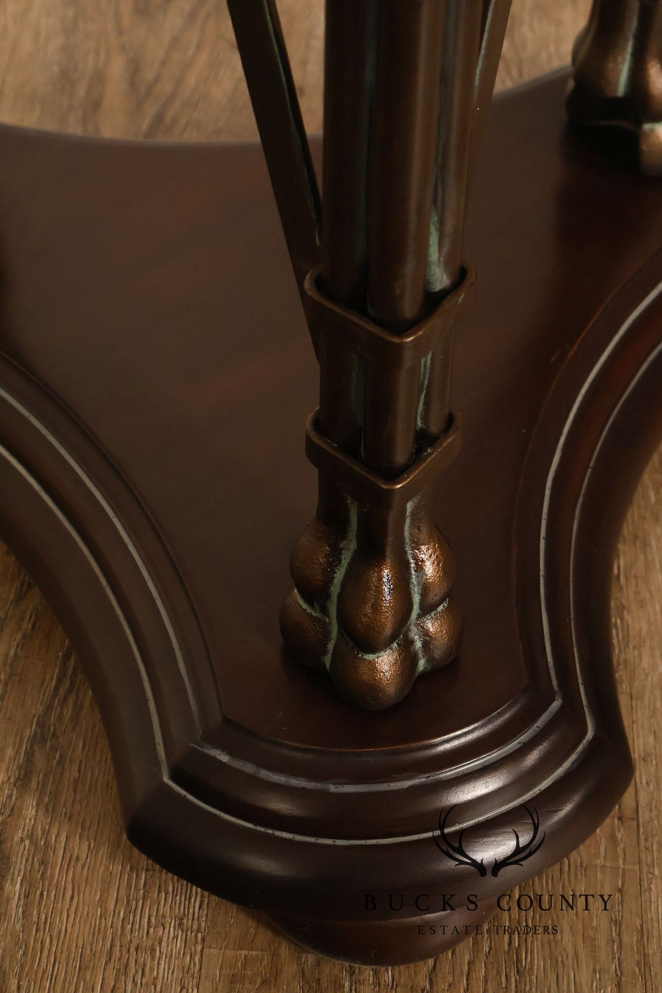 Regency Style Pair Of Mahogany Pedestal Plant Stands