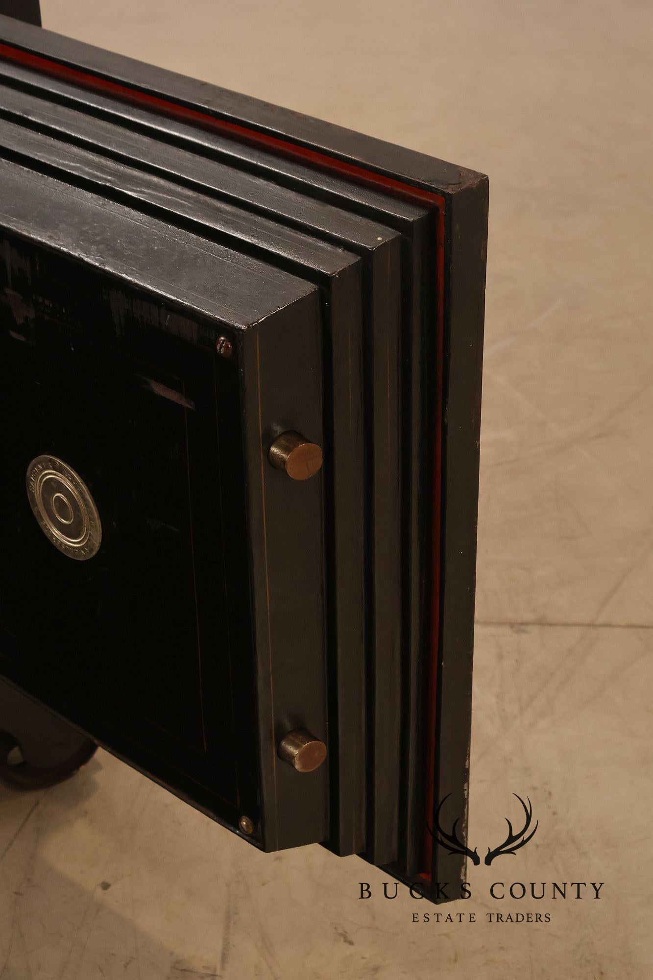 Antique Hassenforder Safe With Combination Lock And Casters