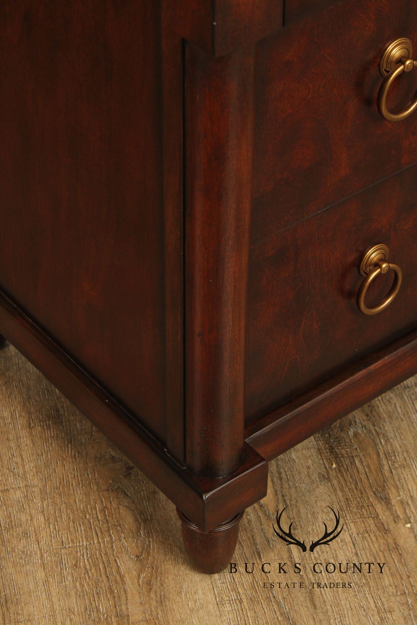 Bernhardt Empire Style Burlwood Chest of Drawers