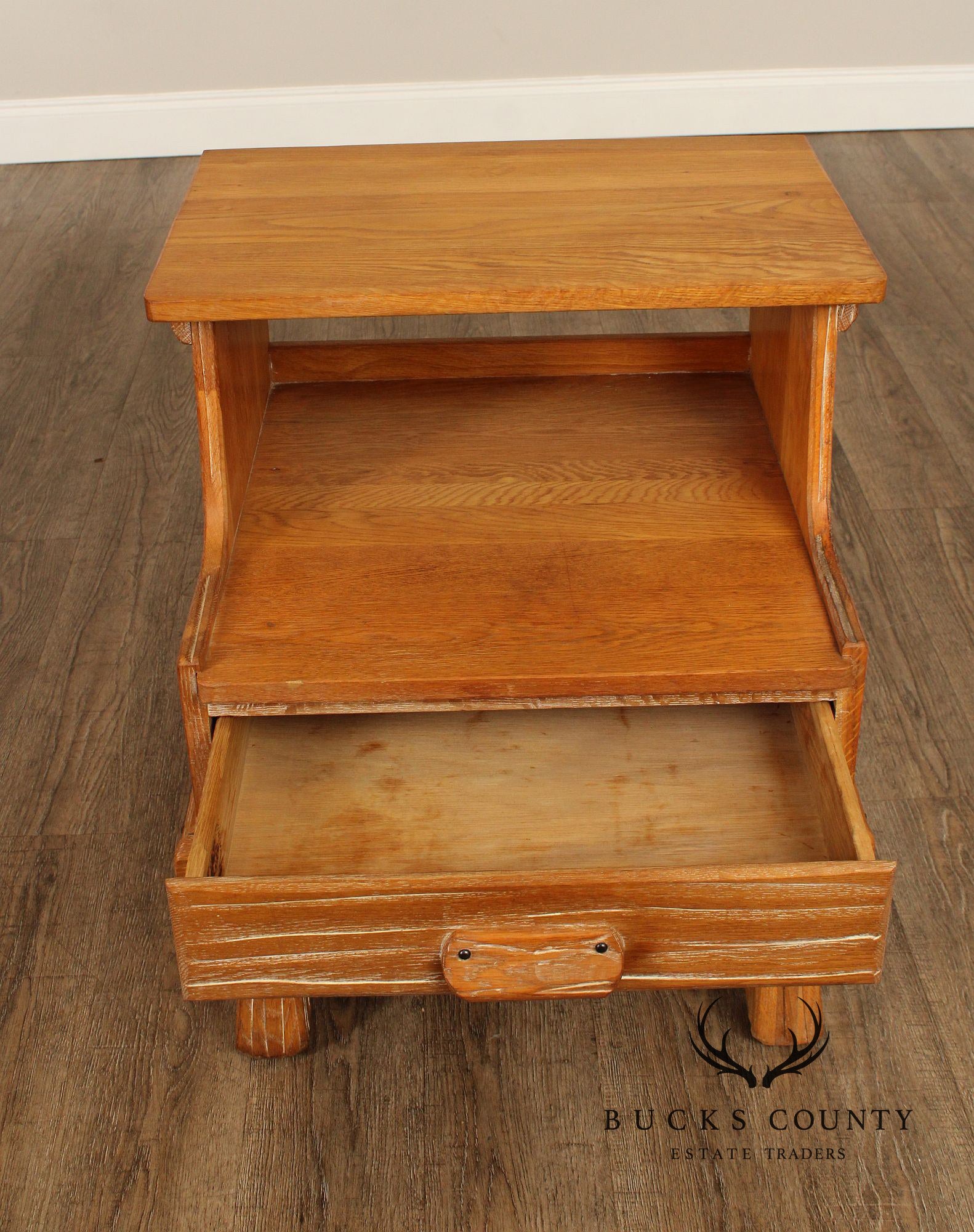 Brandt Ranch Oak Pair of One-Drawer Nightstands