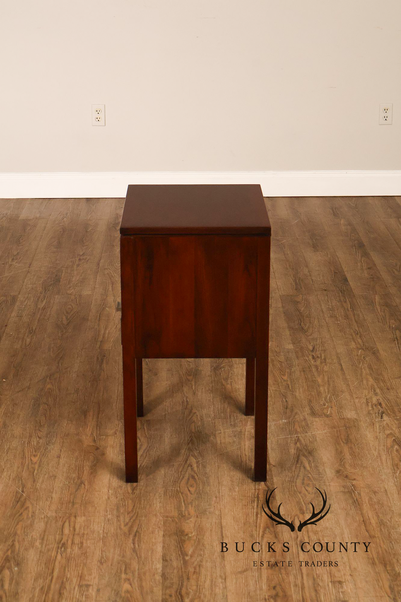 Stickley Metropolitan Collection Pair Of Cherry One-Drawer Open Nightstands