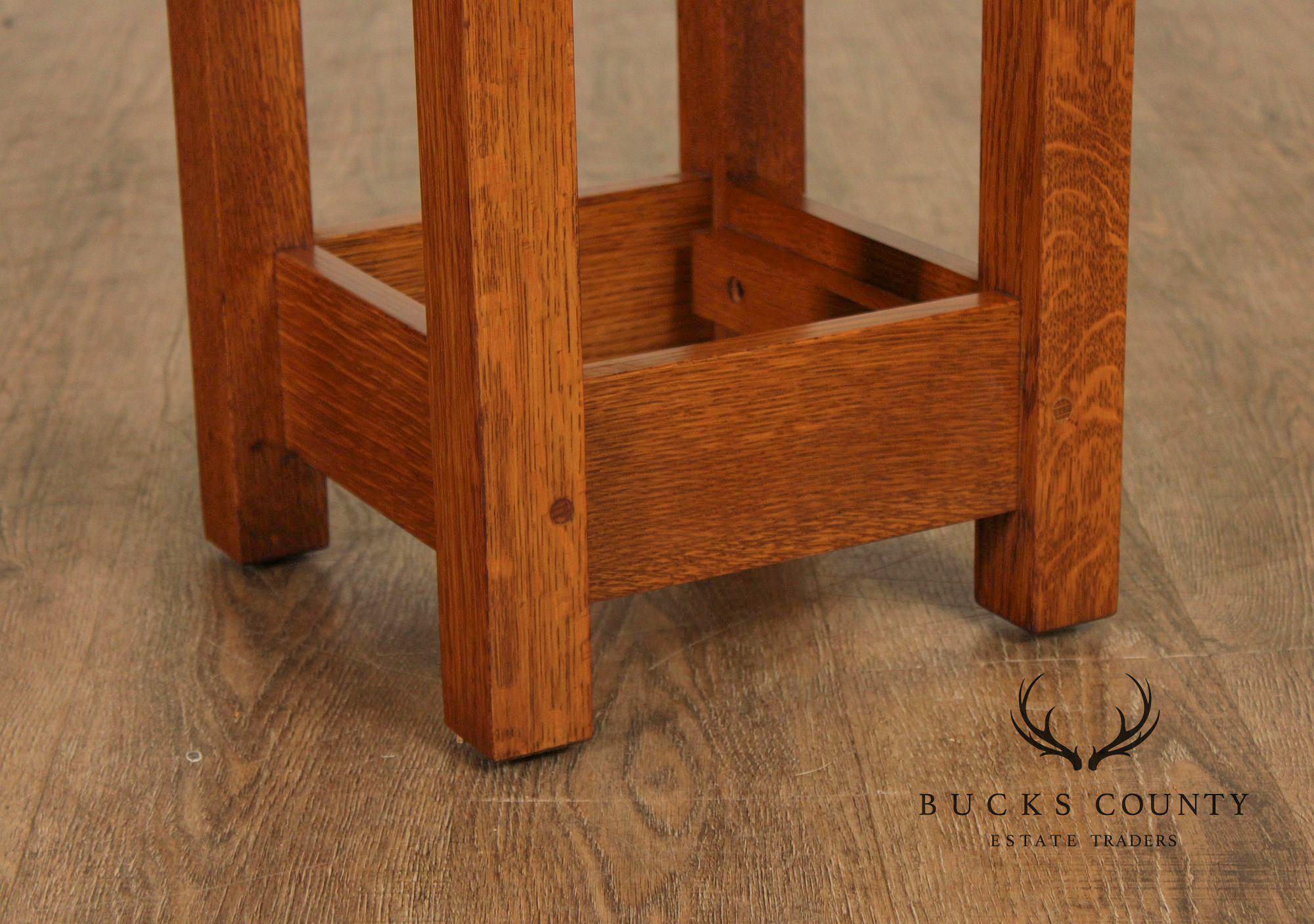 Stickley Furniture Mission Collection Oak Umbrella Stand