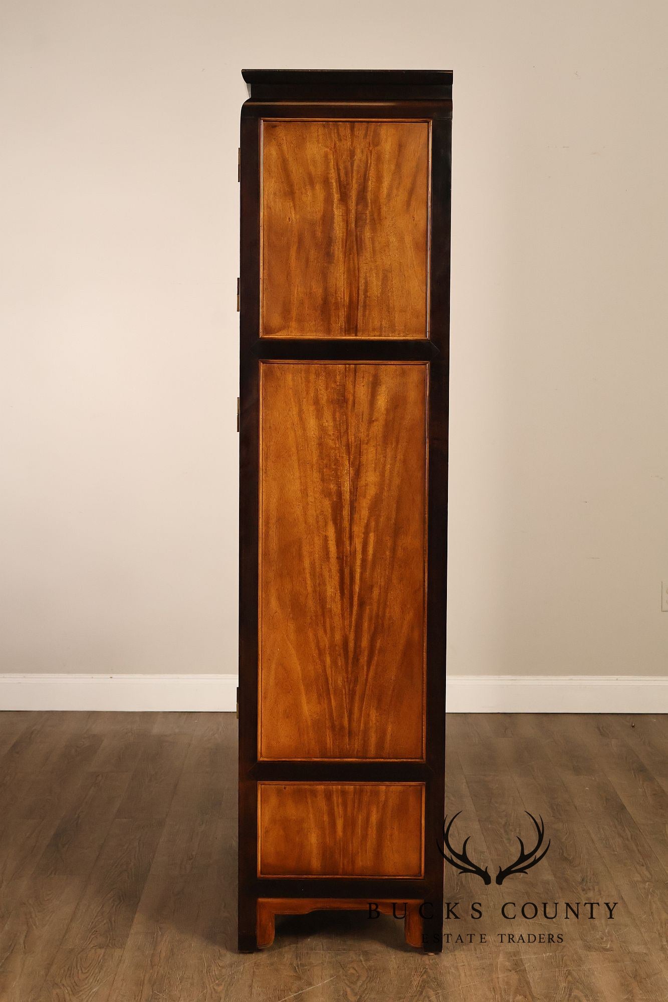 Century Chin Hua Furniture Asian Style Burl Wood Cabinet Armoire