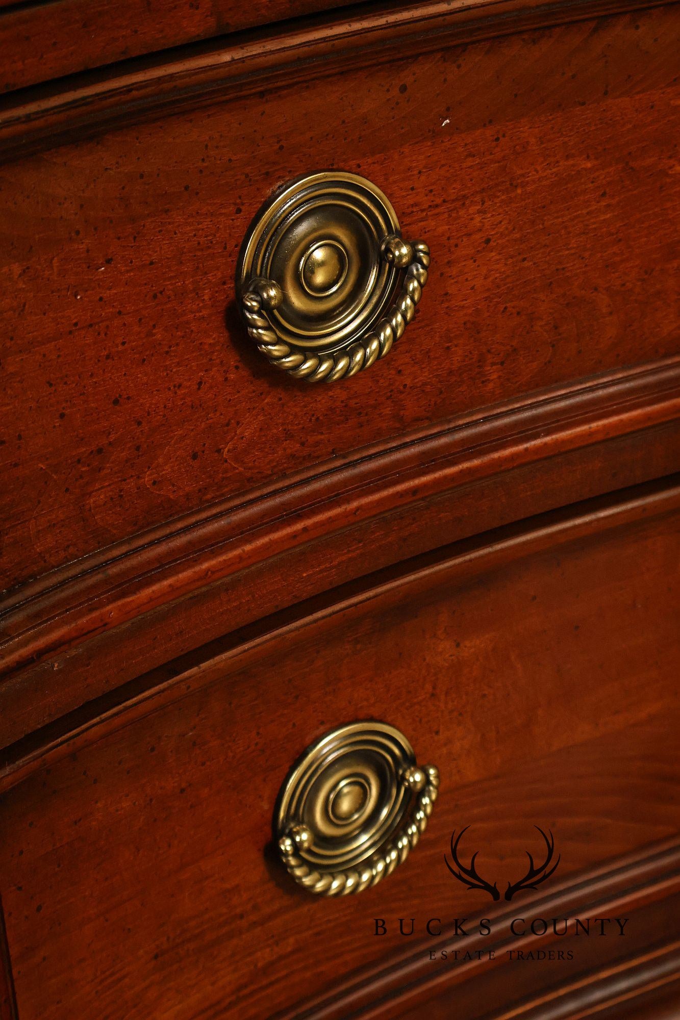 Stanley Furniture Traditional Carved Cherry Bedroom Storage Armoire