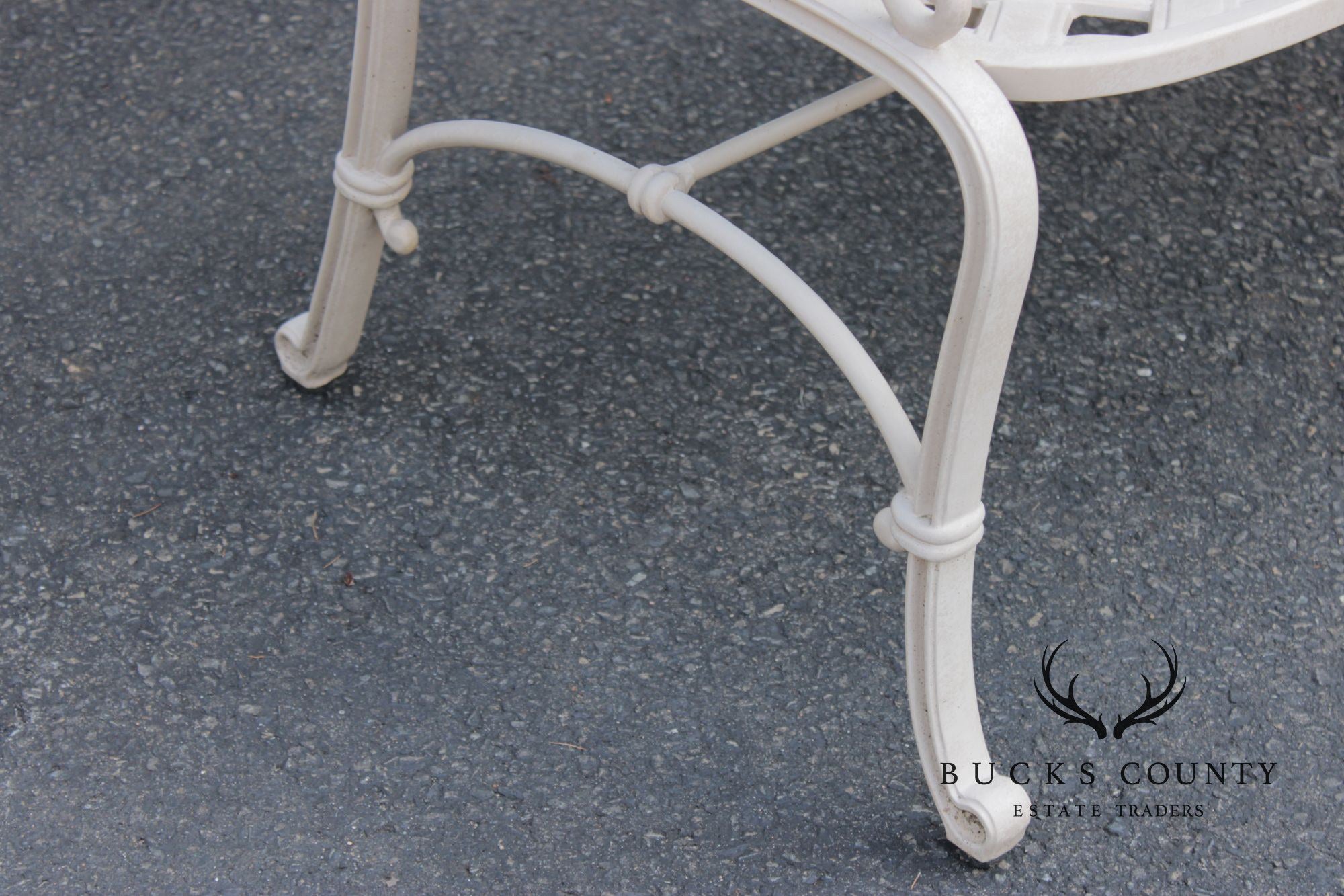 Frontgate Cast Aluminum Outdoor Garden Settee