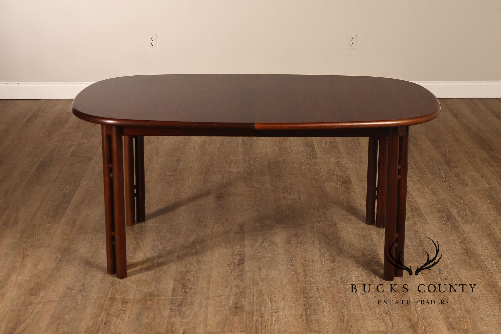 Danish Modern Rosewood Extension Dining Table With Two Leaves By Boltinge