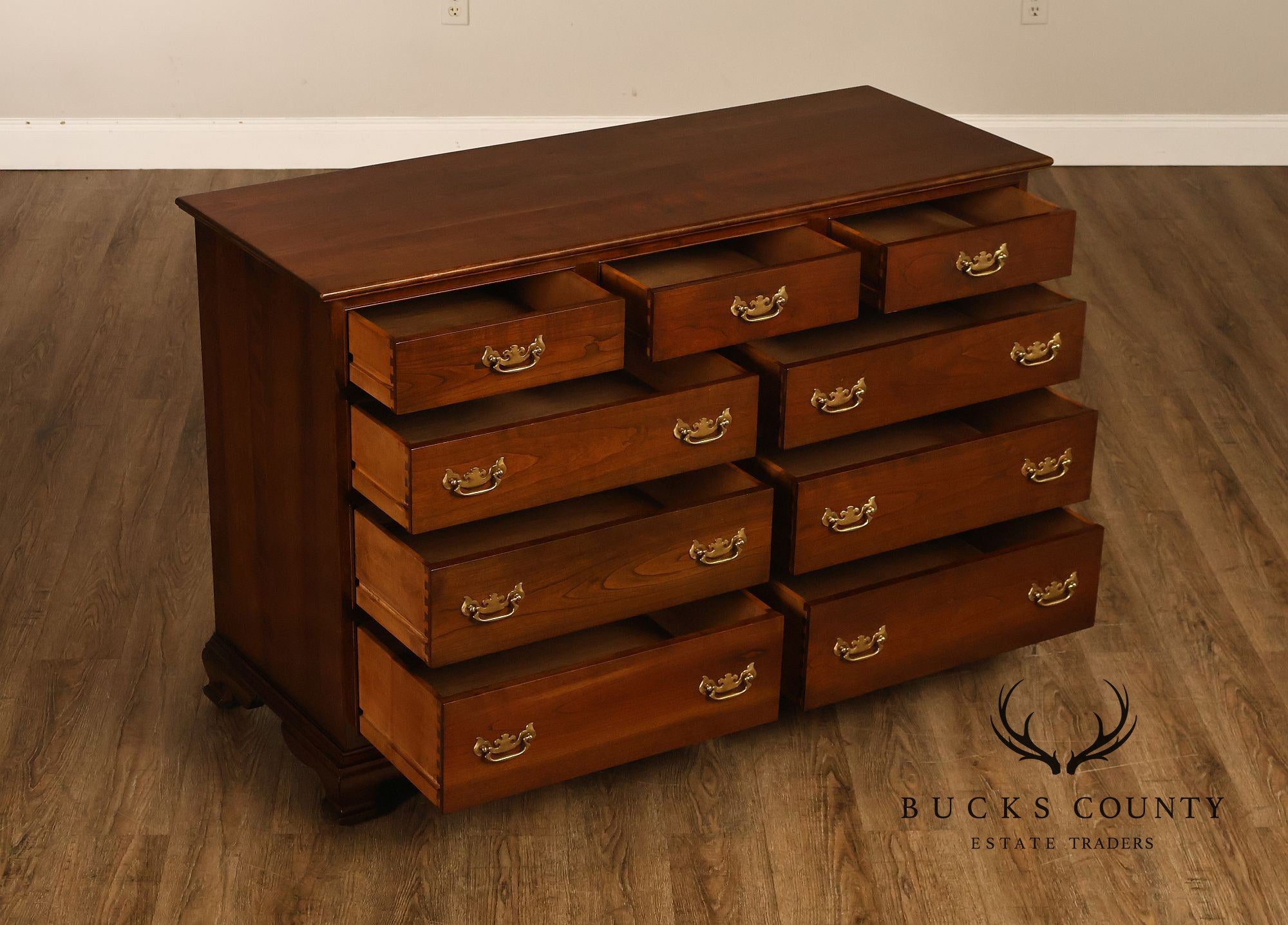 Stickley Traditional Style Cherry Double Dresser
