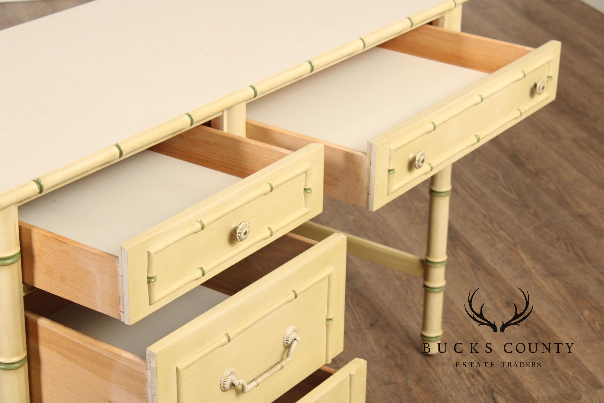 Thomasville 'Allegro' Faux Bamboo Writing Desk