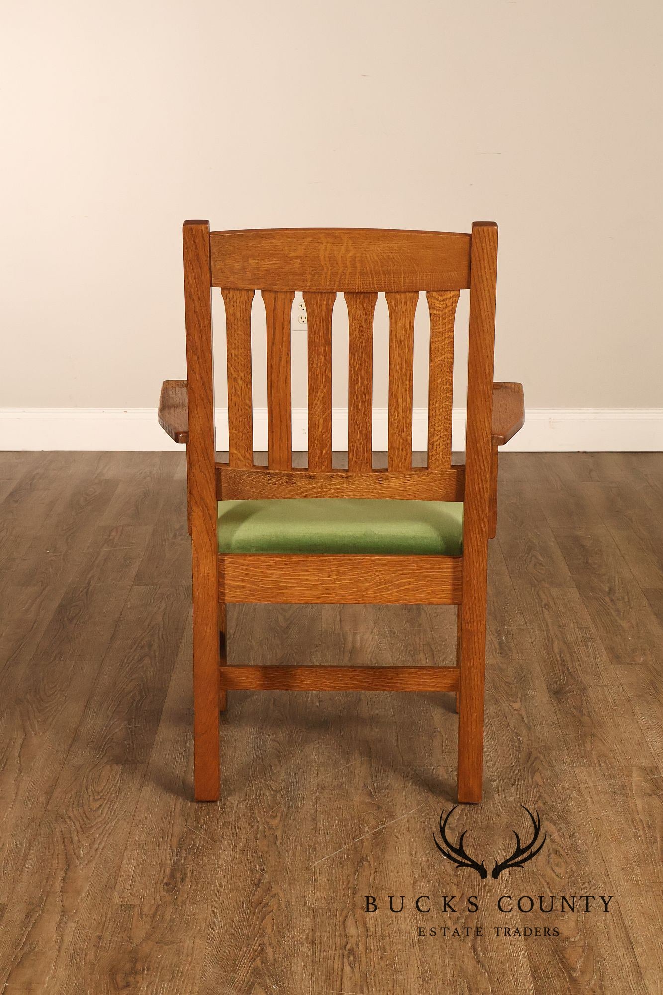 Stickley Mission Collection Set Of 8 Oak Cottage Dining Chairs In 35 Fayetteville Finish