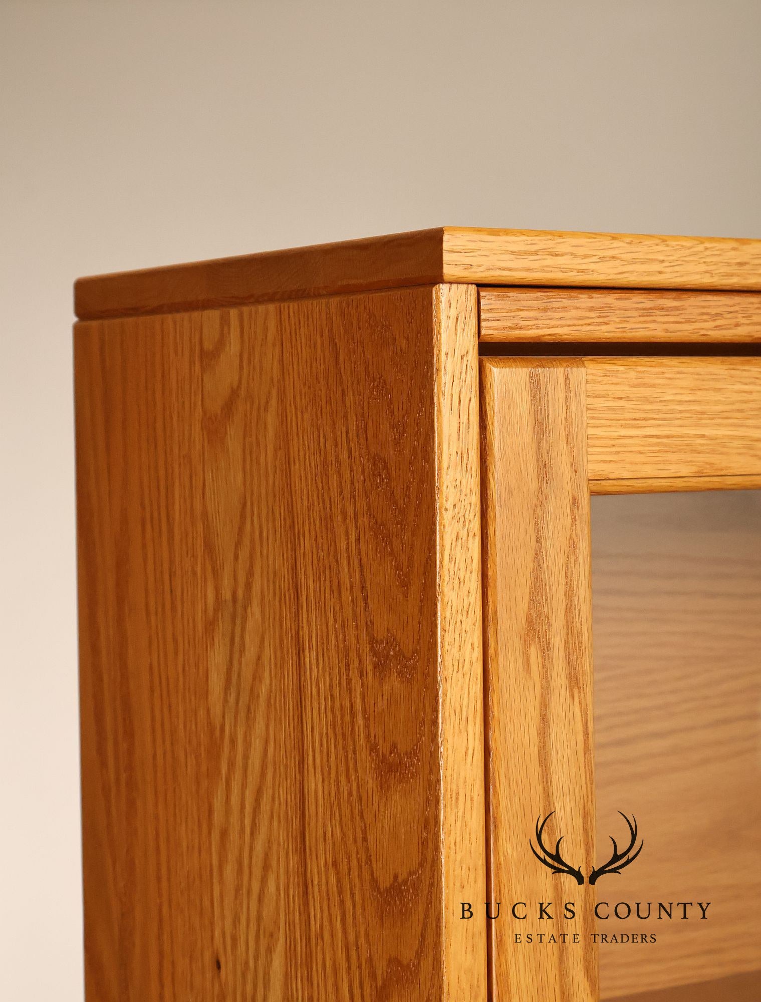 Amish Made Oak Five Stack Barrister Bookcase