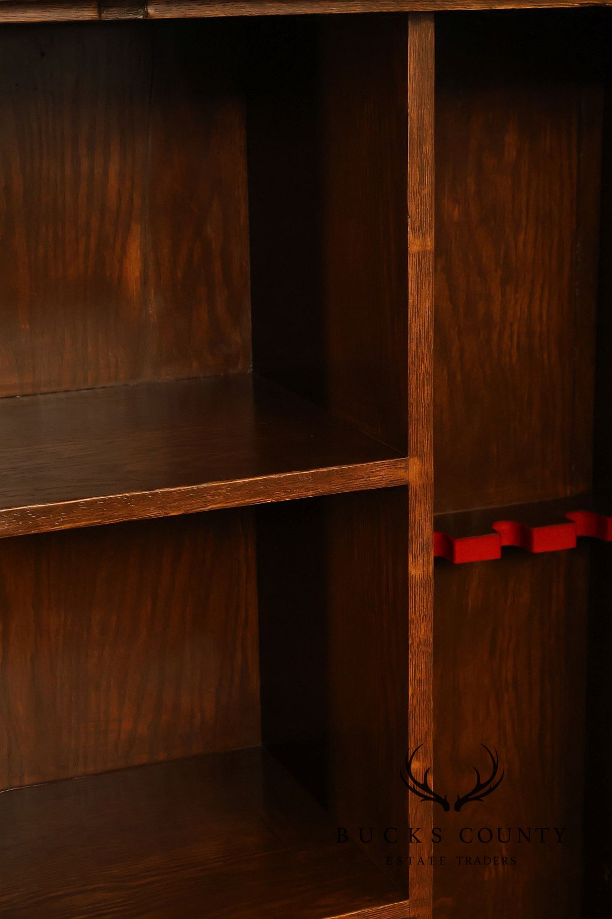 Antique Grand Rapids Mission Oak Gun Cabinet
