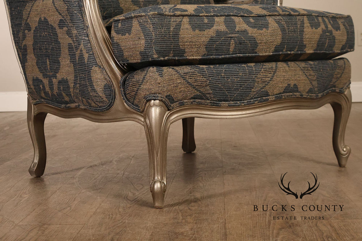 Ethan Allen French Louis XV Style Pair of 'Versailles' Armchairs