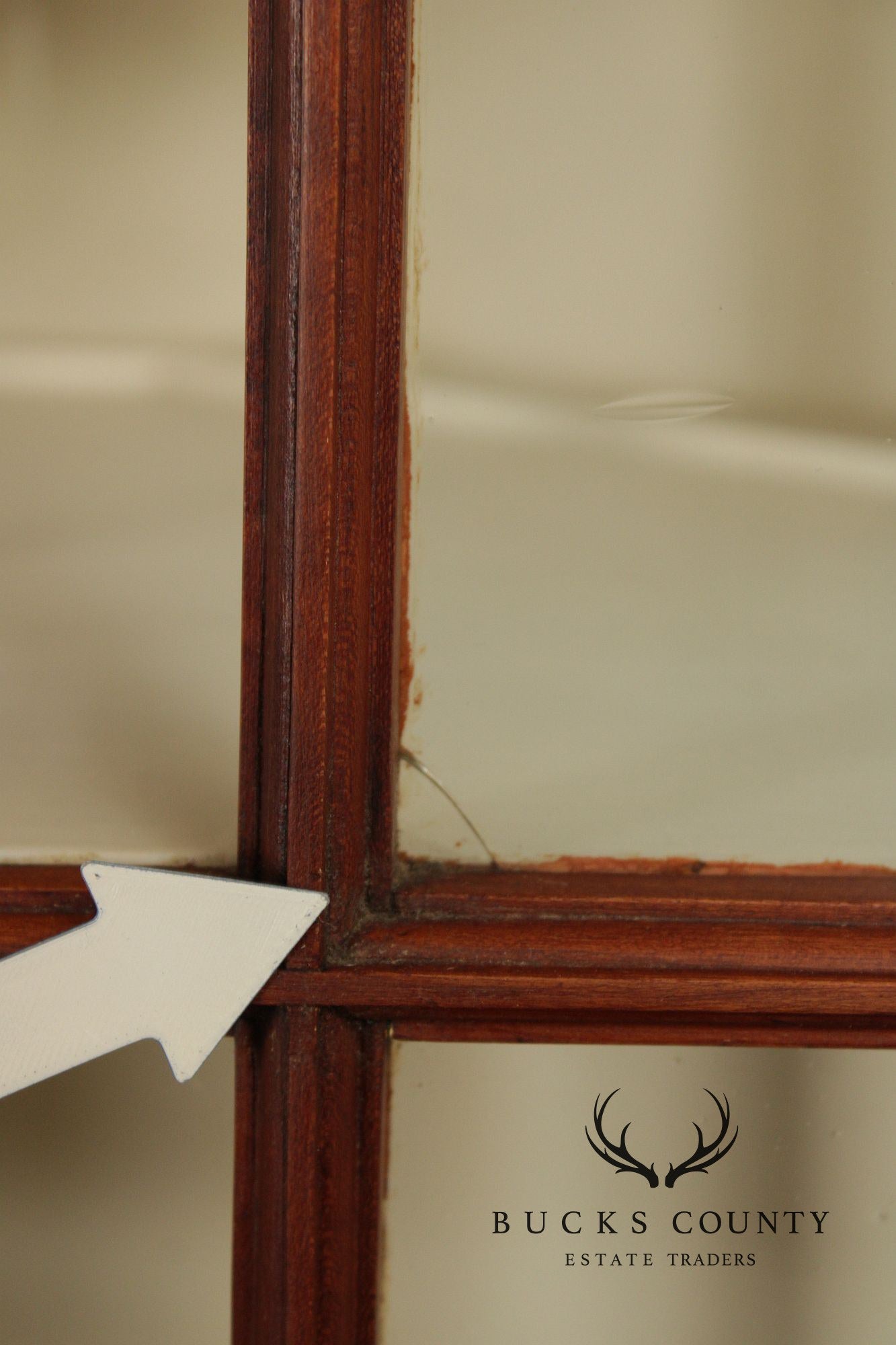 Antique American Cherry Two Piece Corner Cupboard