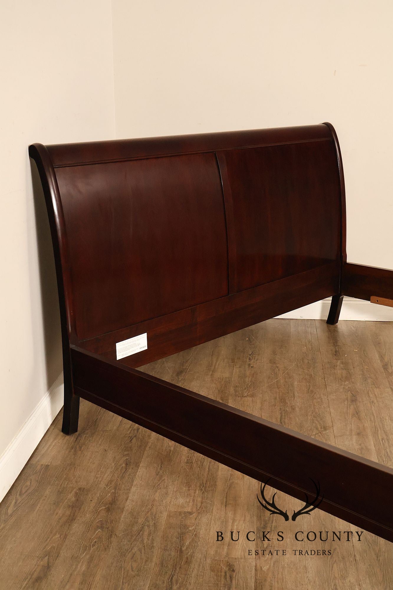 Stickley Cherry King Size Sleigh Bed
