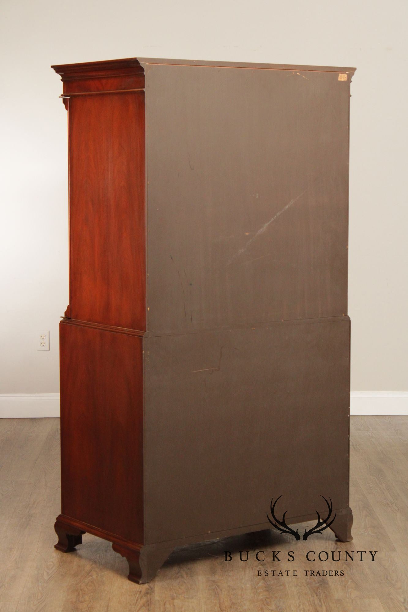 Baker Furniture Chippendale Style Mahogany Armoire