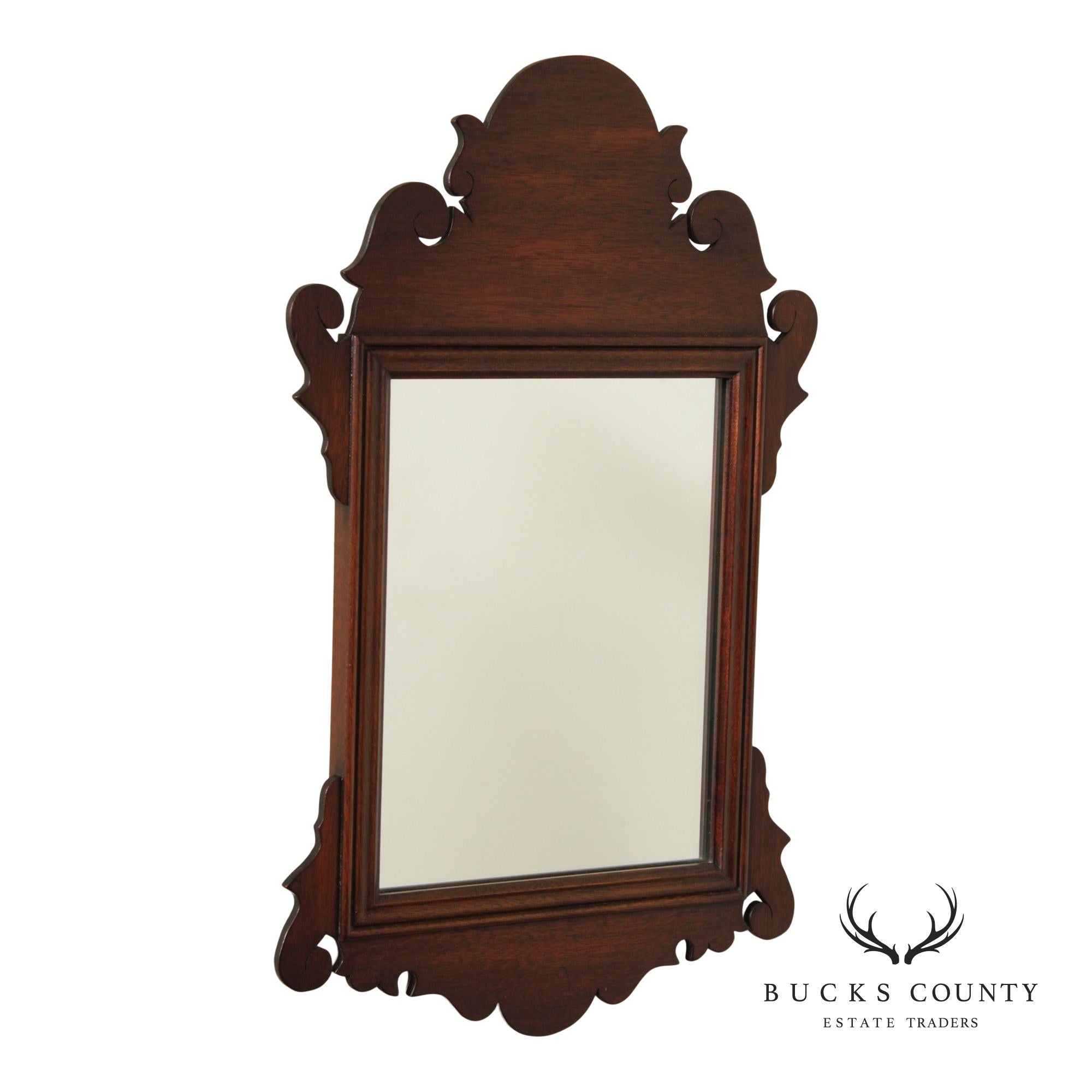 Henkel Harris Chippendale Style Mahogany Mirror