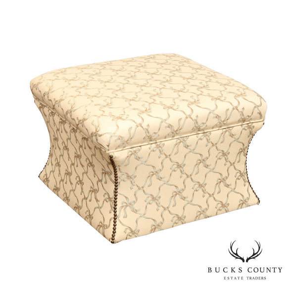 Cox Manufacturing Custom Upholstered Storage Ottoman