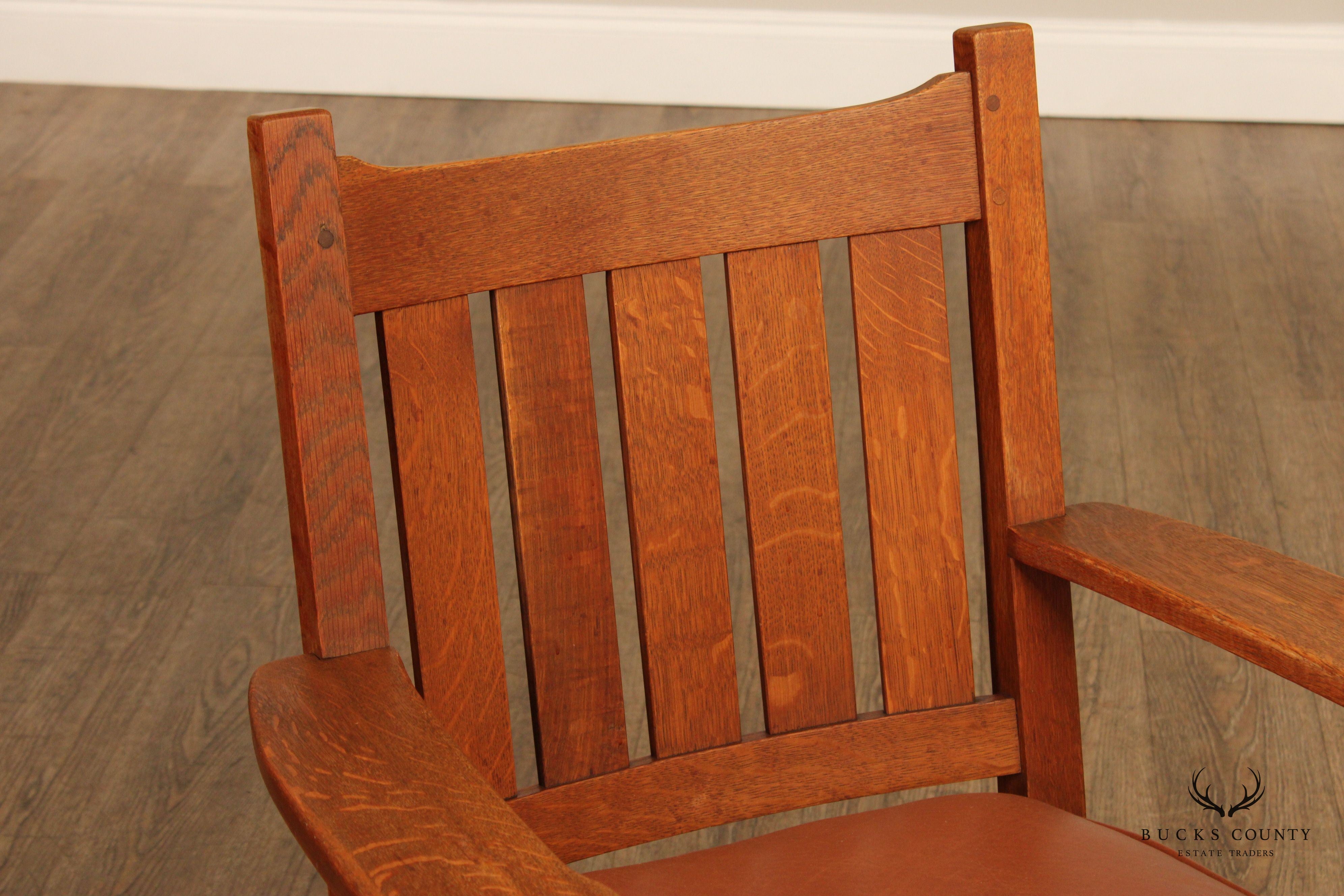 L. & J.G. Stickley Antique Mission Oak Rocker