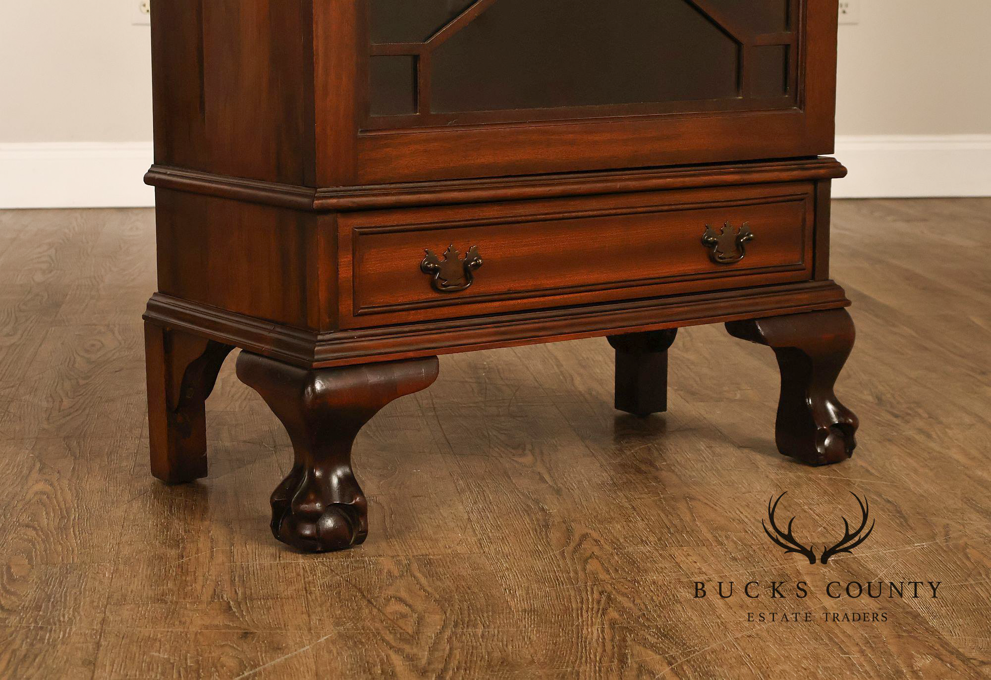 1940's Chippendale Style Mahogany Single Door By Wasmuth-Goodrich