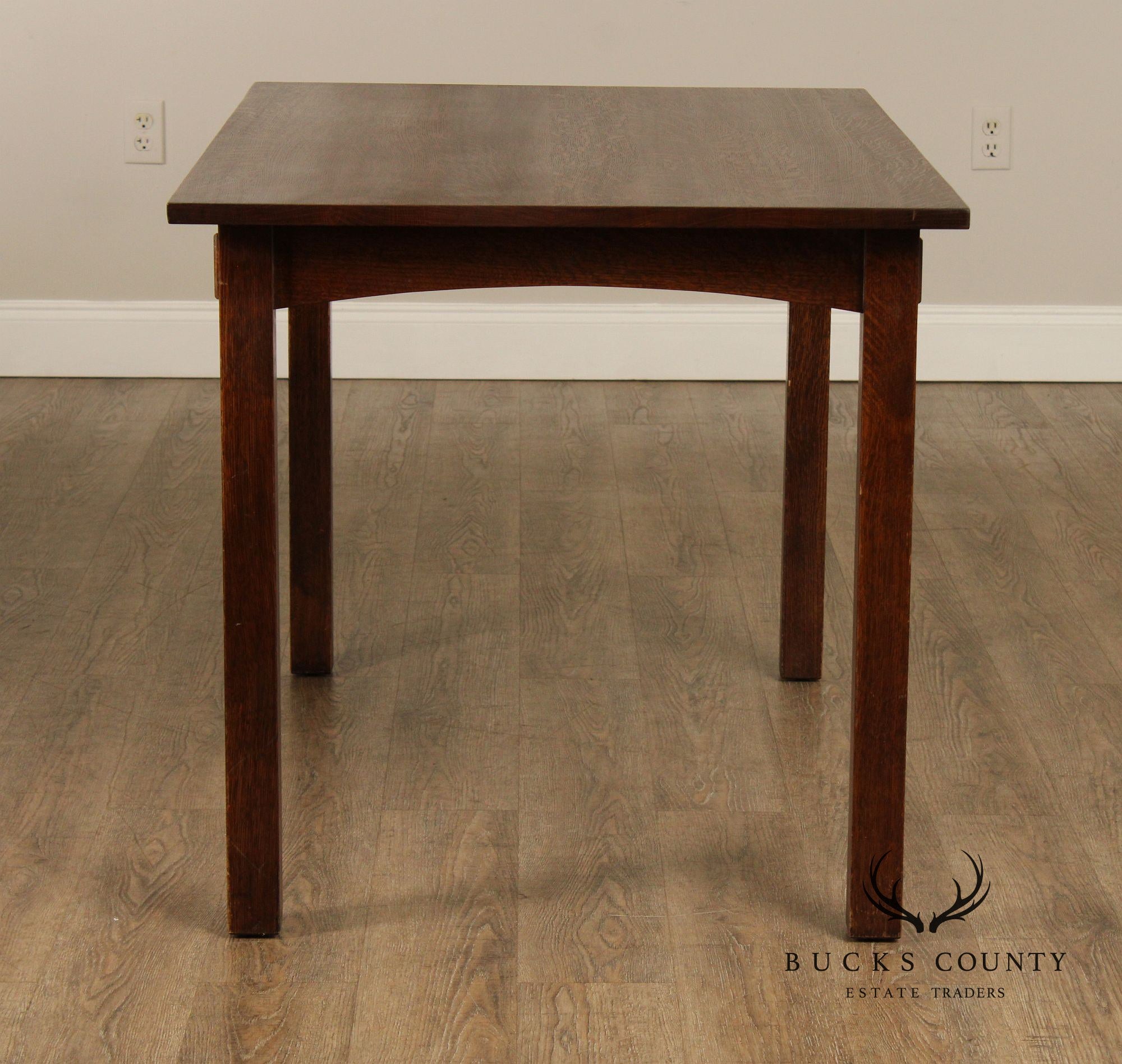 Stickley Mission Collection Small Oak Dining Table