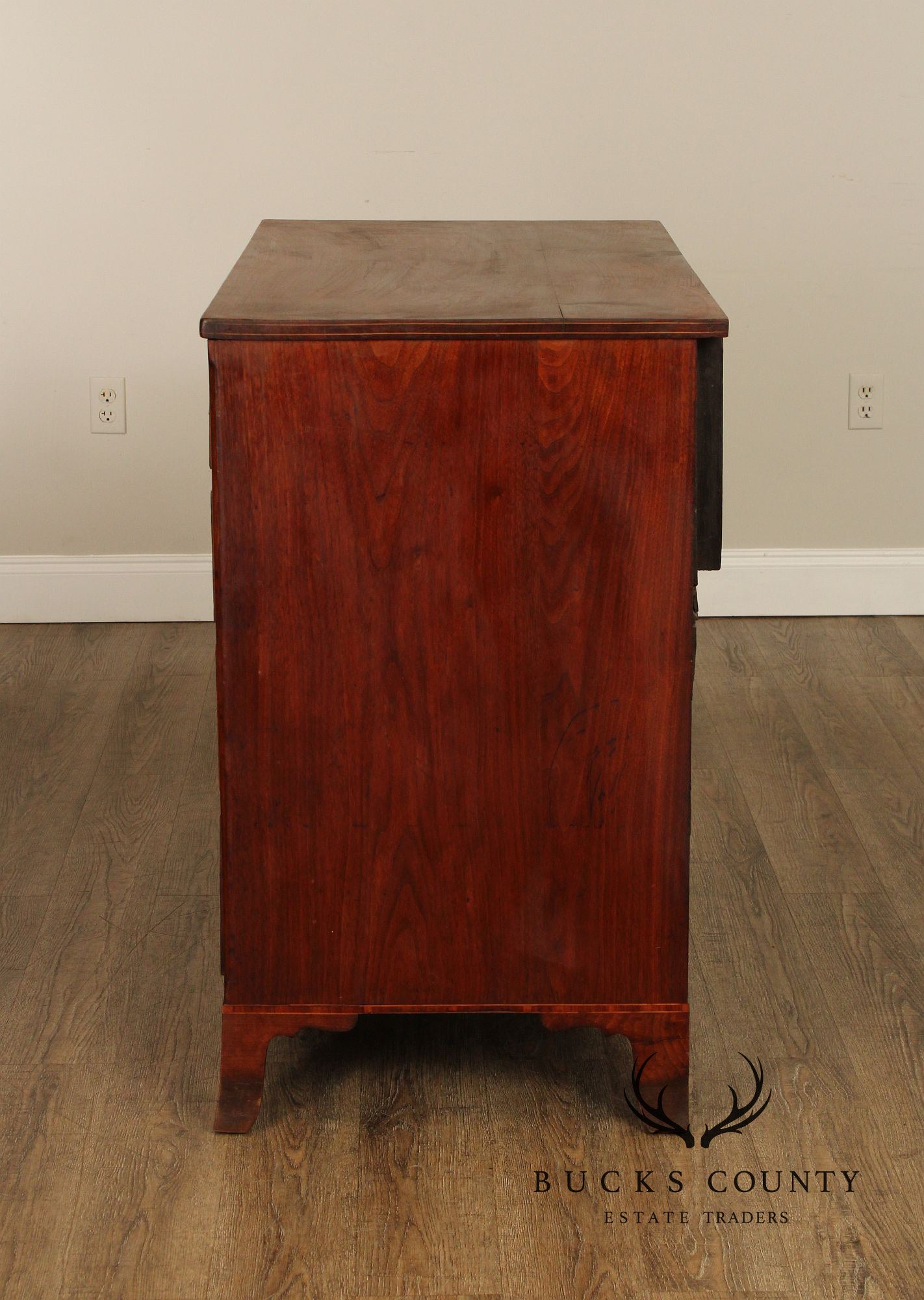 Antique Hepplewhite Walnut Four-Drawer Chest