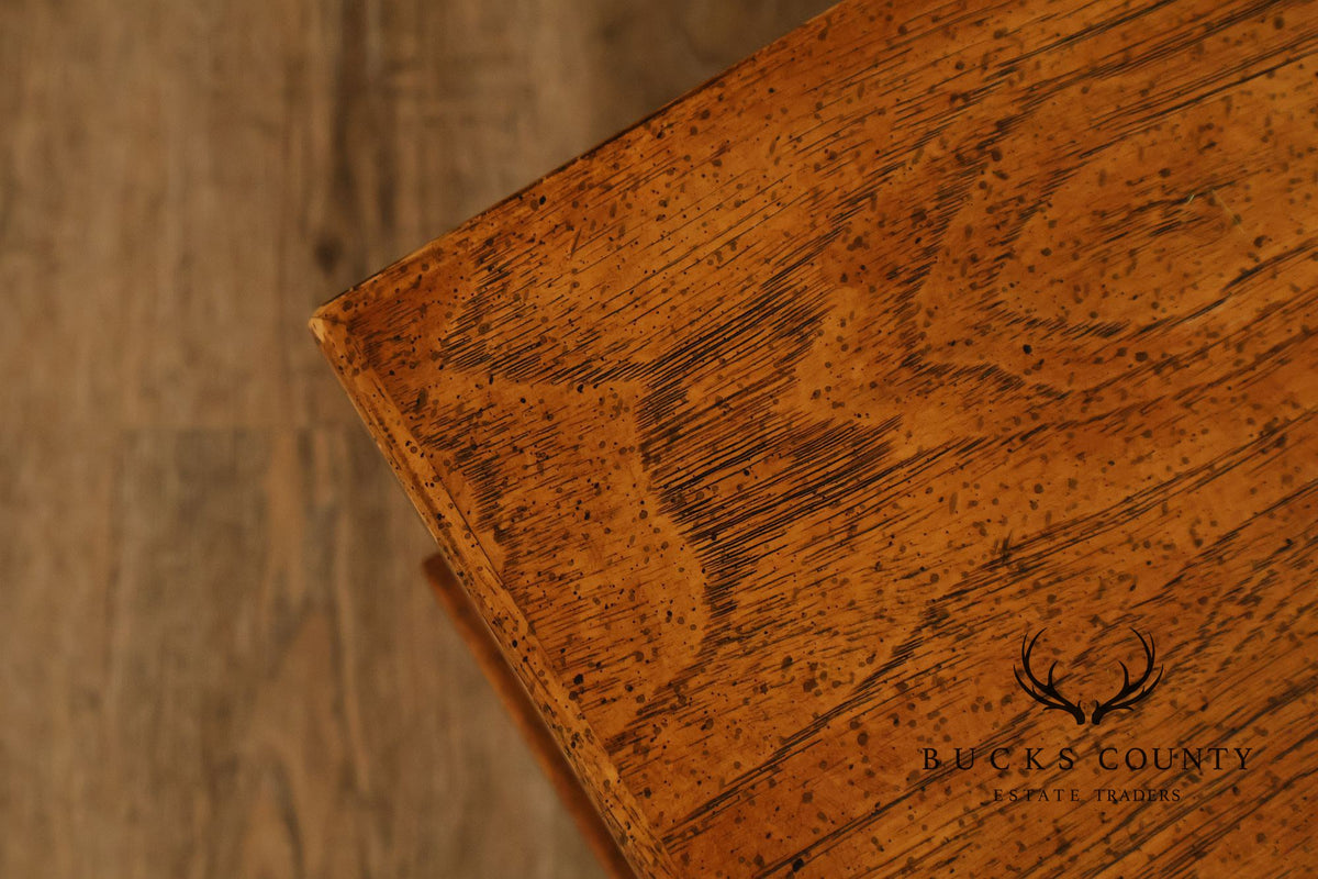 Drexel 'Woodbriar' Campaign Style Coffee Table