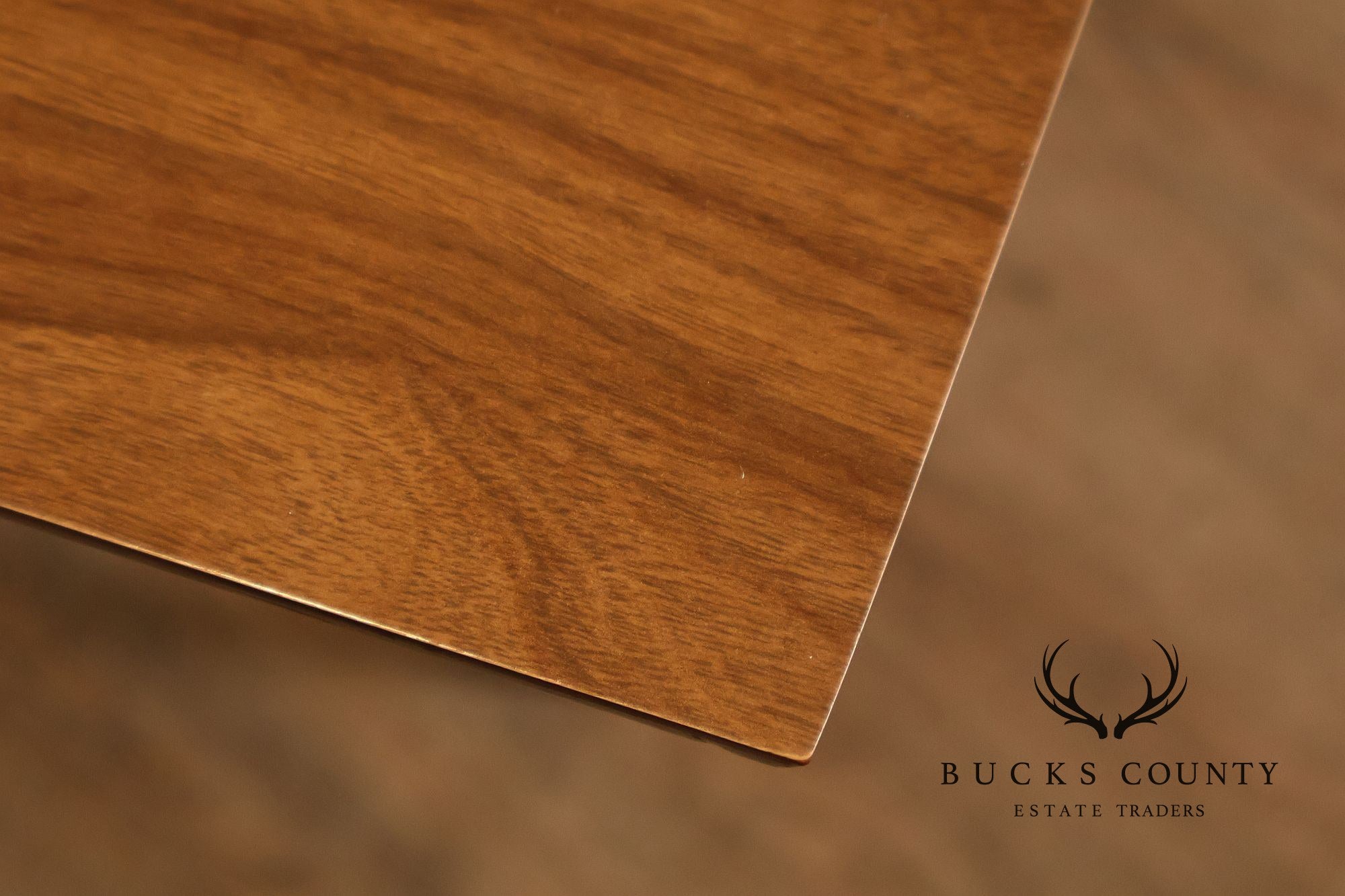 Mid Century Modern Walnut Expandable Dining Table