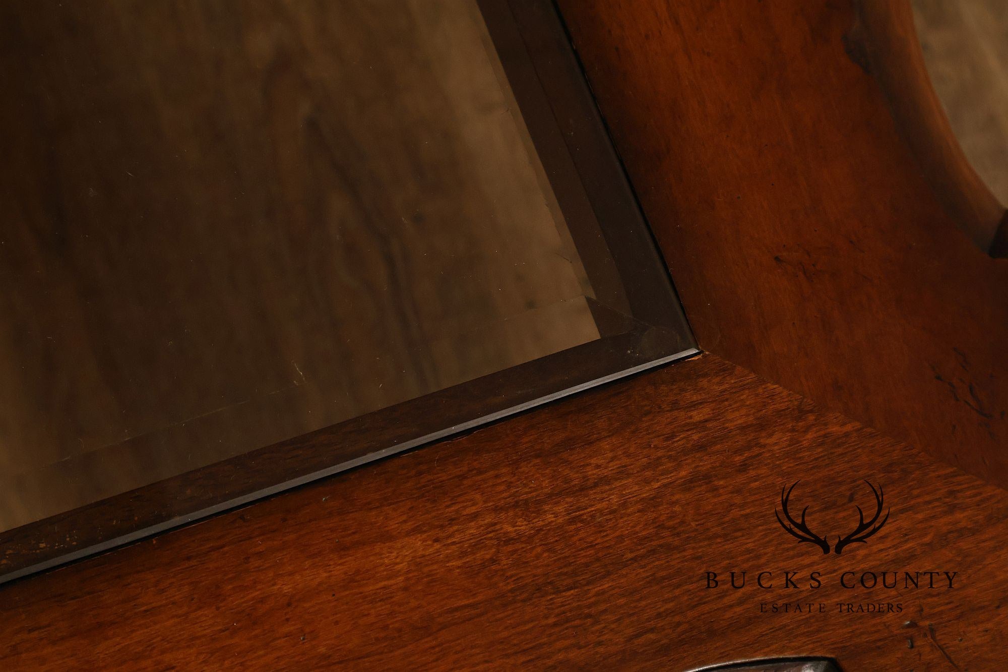 Mediterranean Style Carved Wood And Glass Square Coffee Table