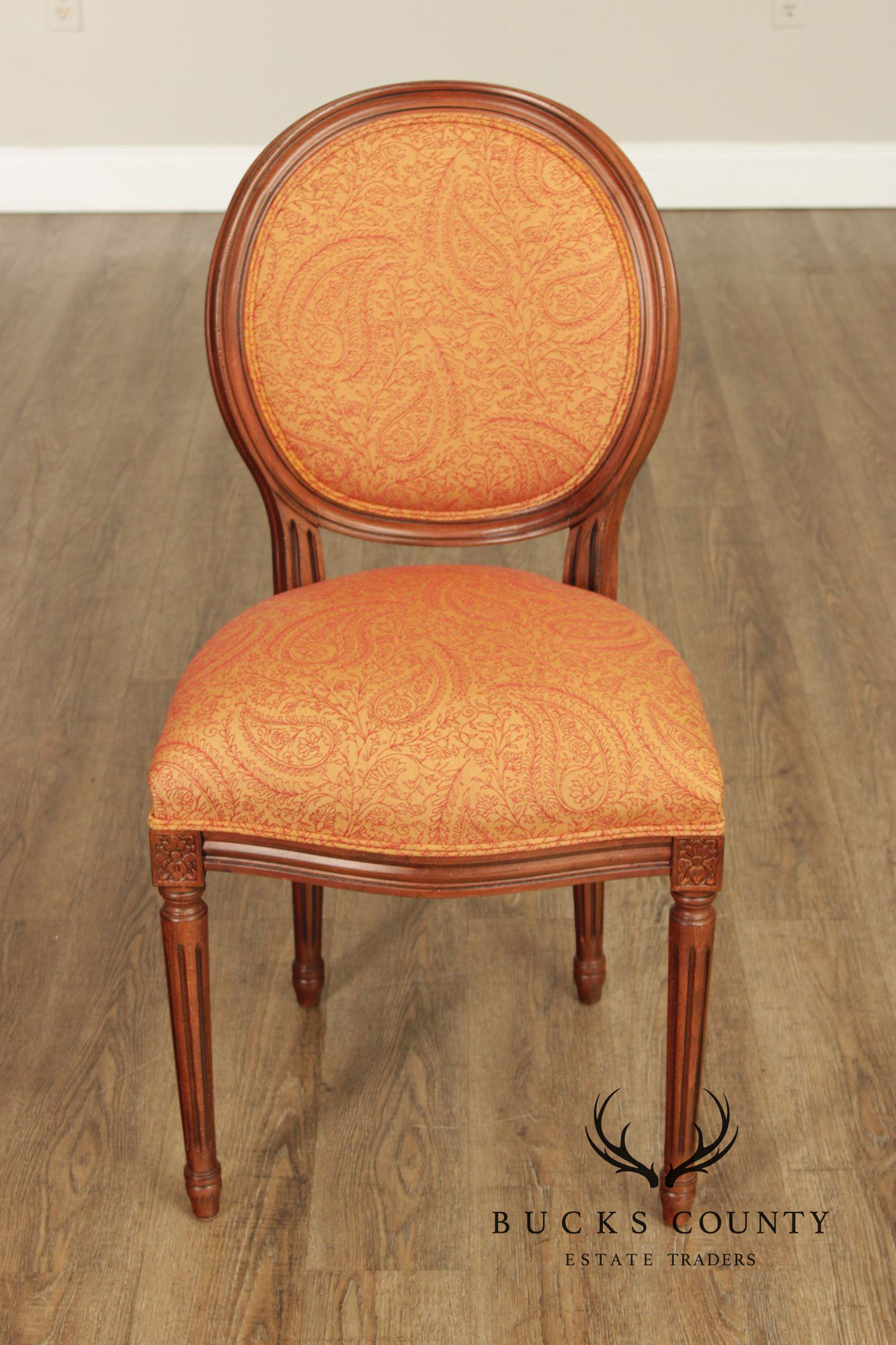 Ethan Allen French Louis XVI Style Pair of Side Chairs